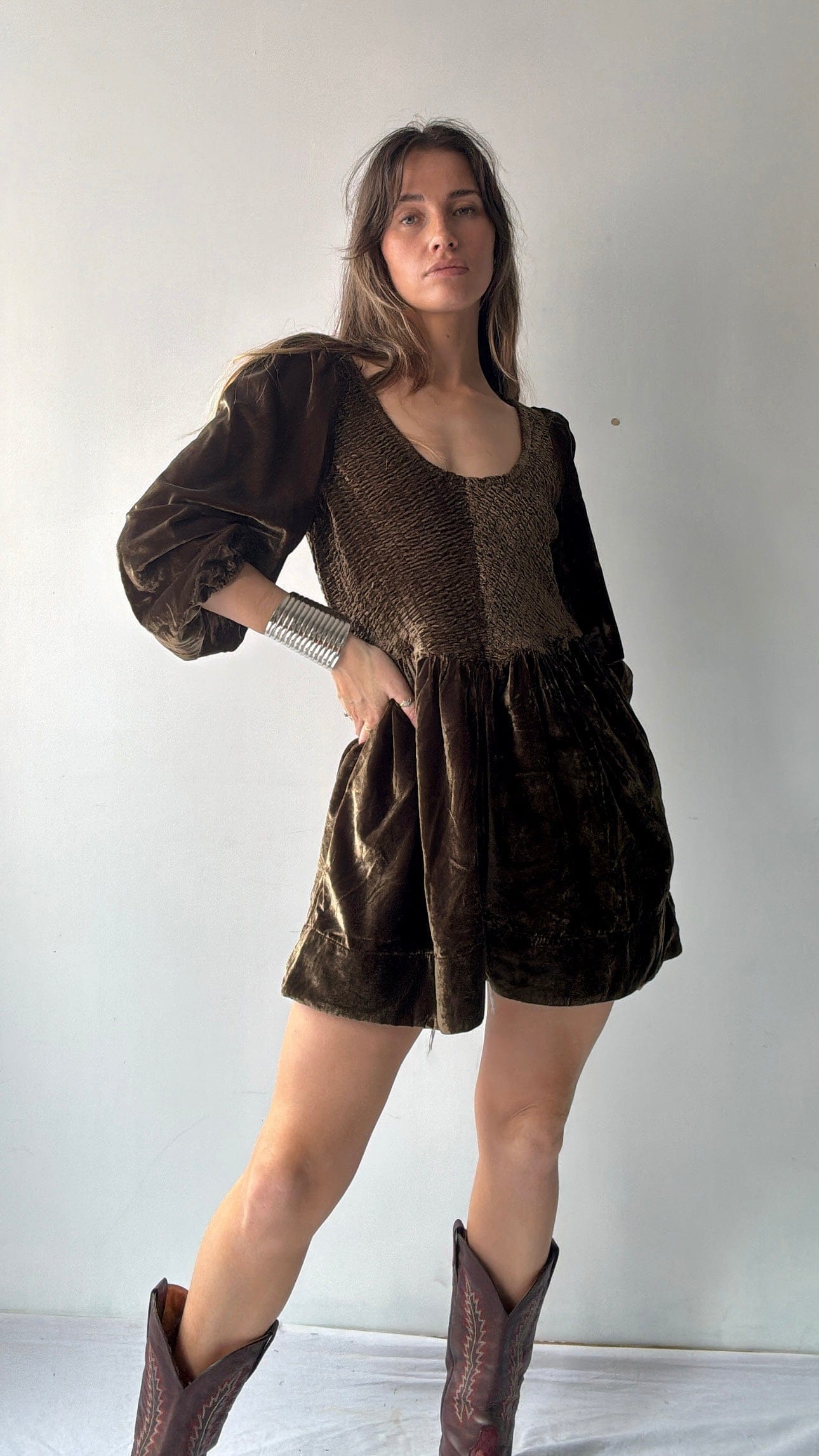 Free People Dresses Free People Bronze Betty Dress
