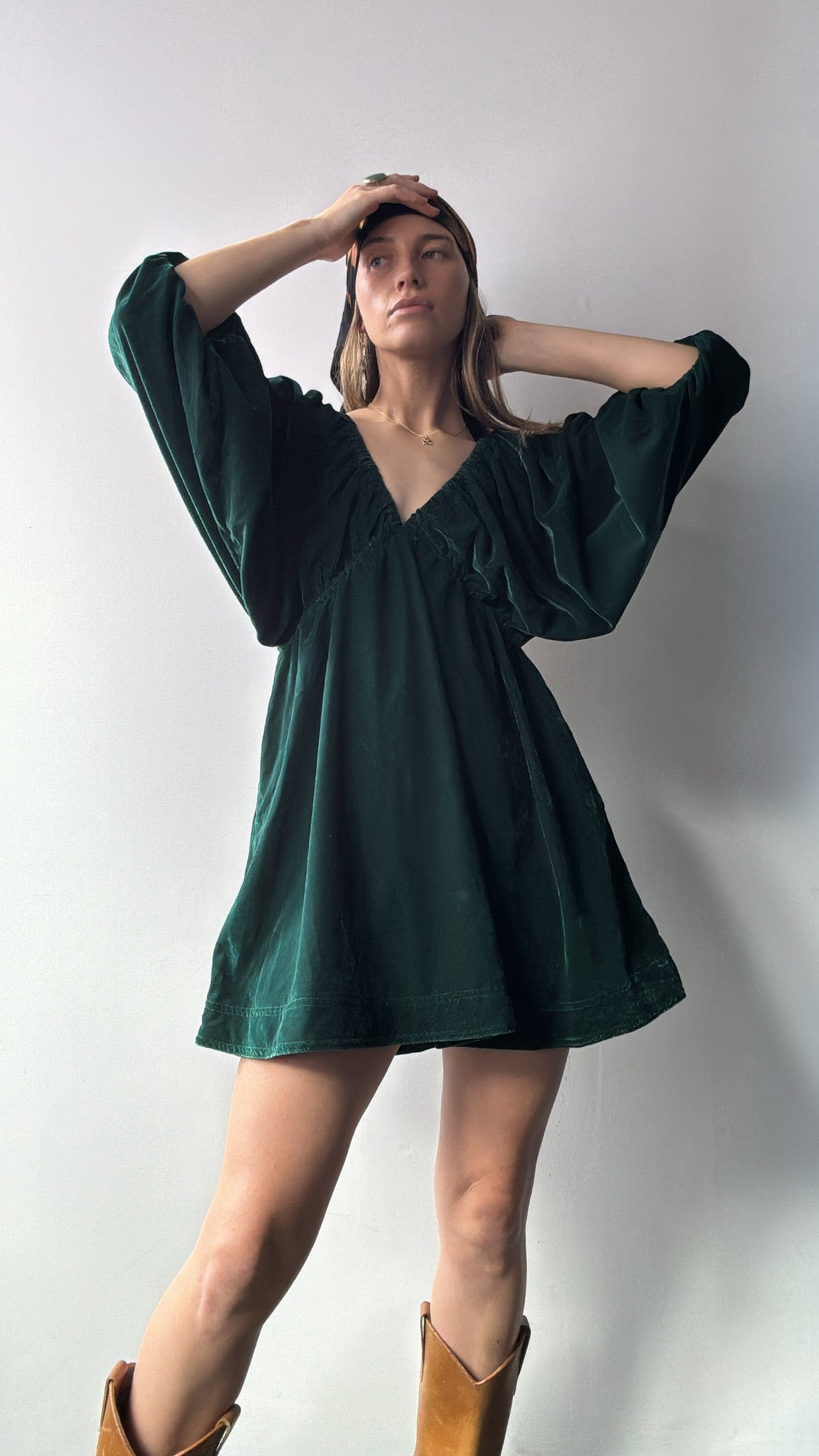 Green Free People Dress, Free People, Sistergolden