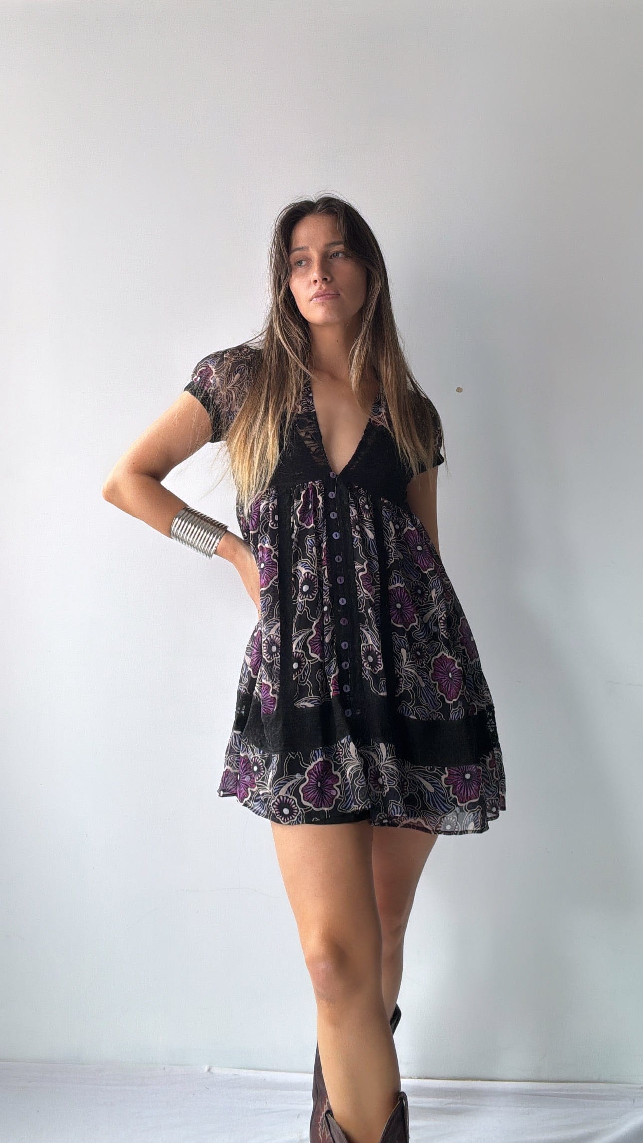 Free People Free People Anna Sui Black Dress