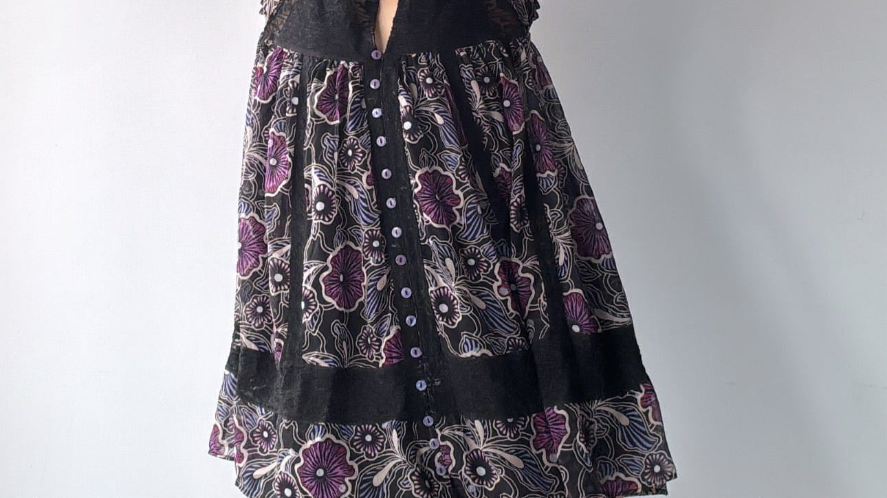 Free People Free People Anna Sui Black Dress