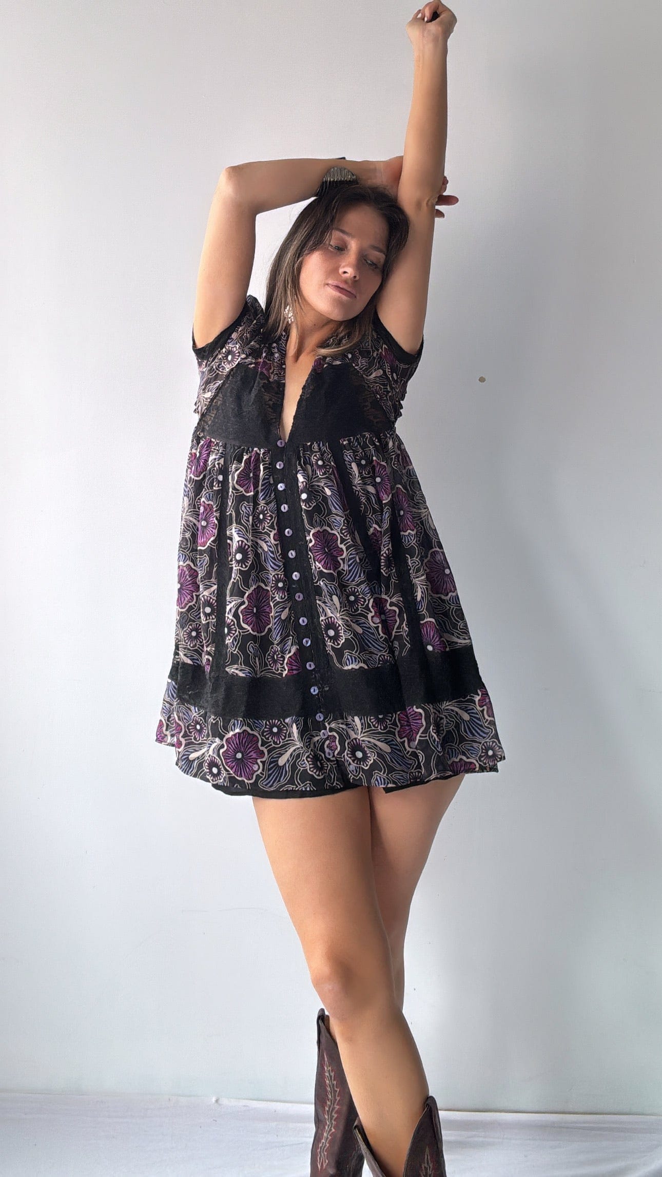Free People Free People Anna Sui Black Dress