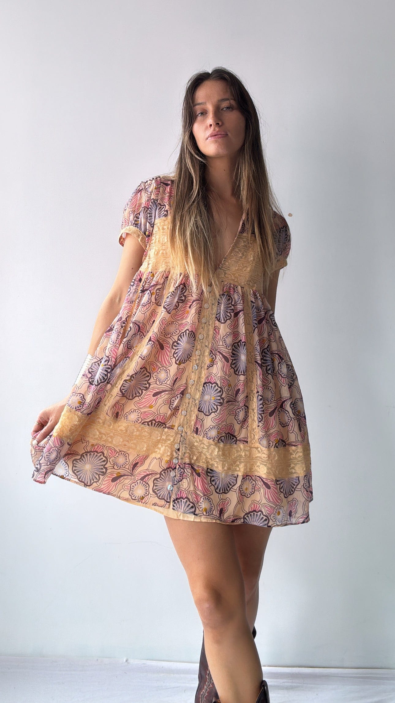 Free People Free People Anna Sui Tea Dress