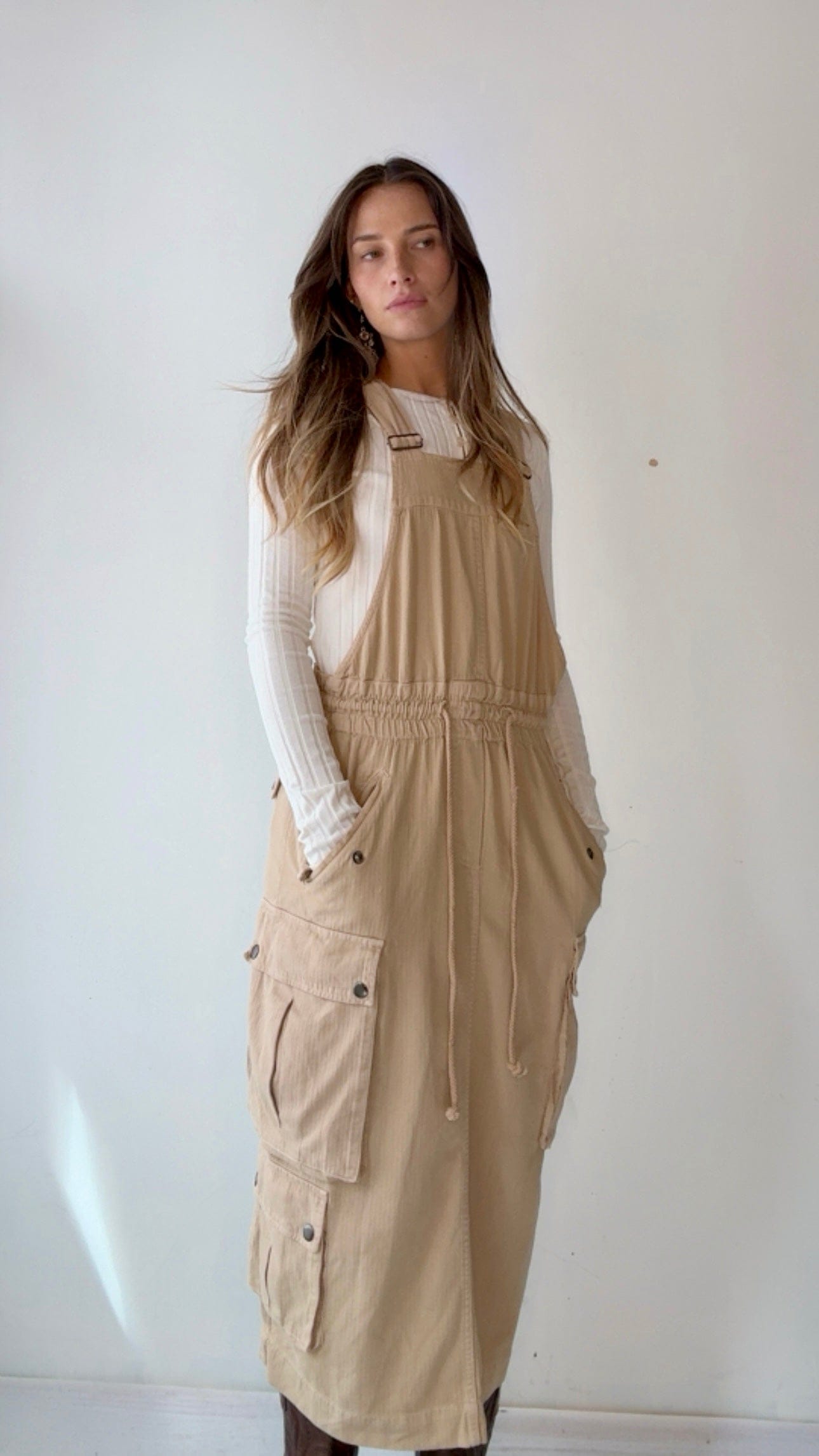 Free People Free People Cashew Para Dress