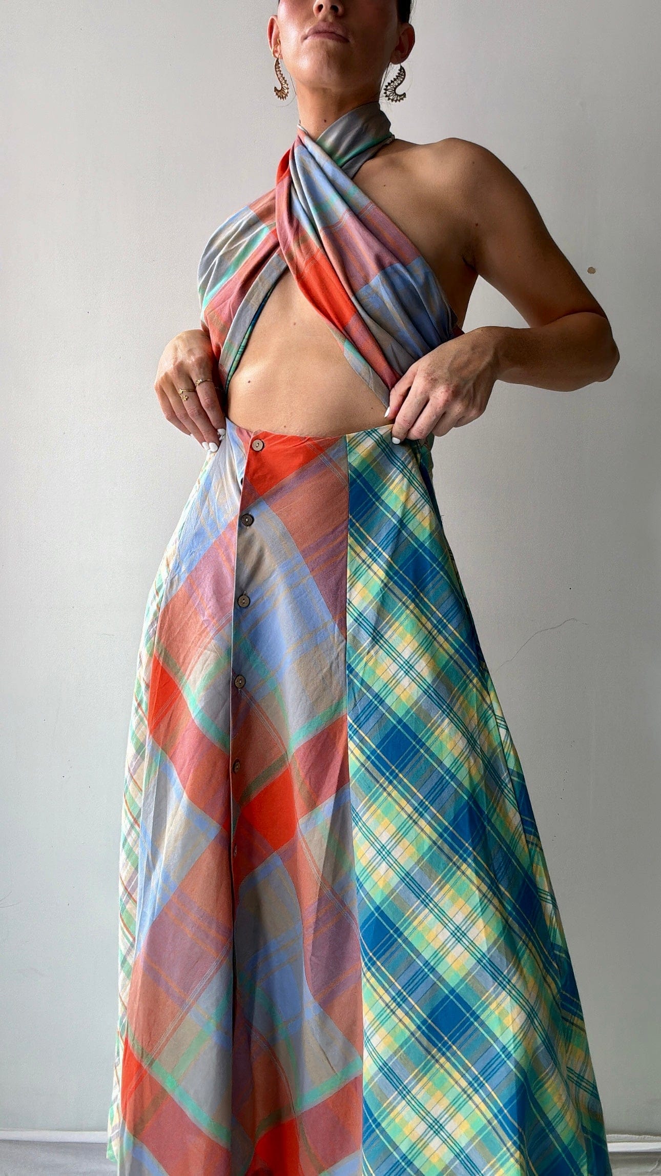 Free People Free People Check Mate Dress