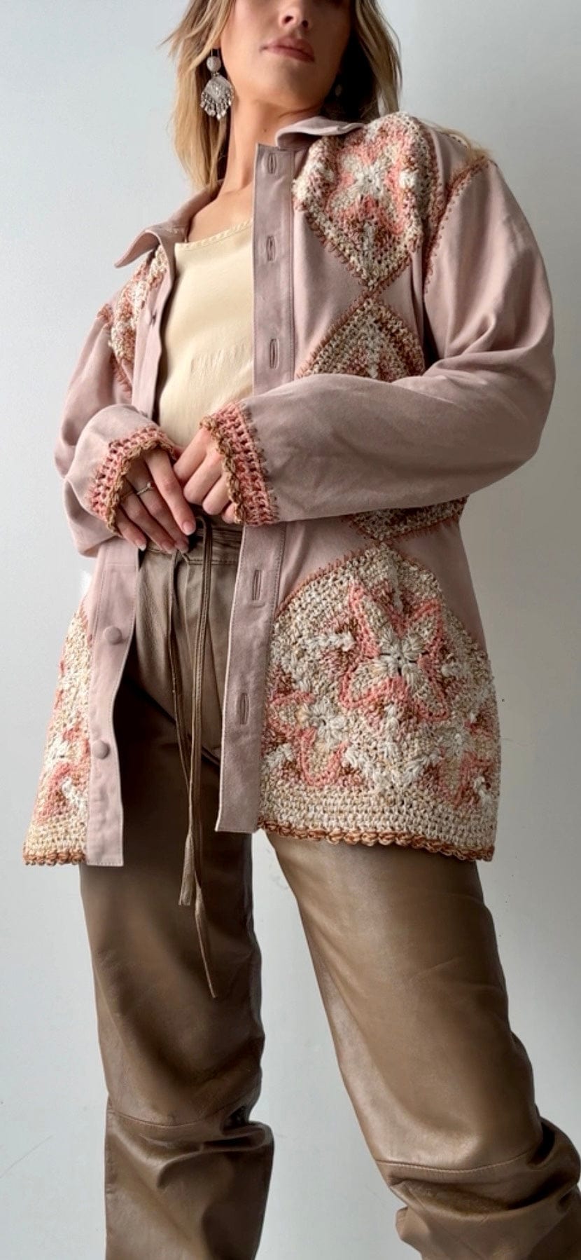 Free People Free People Crochet Jacket