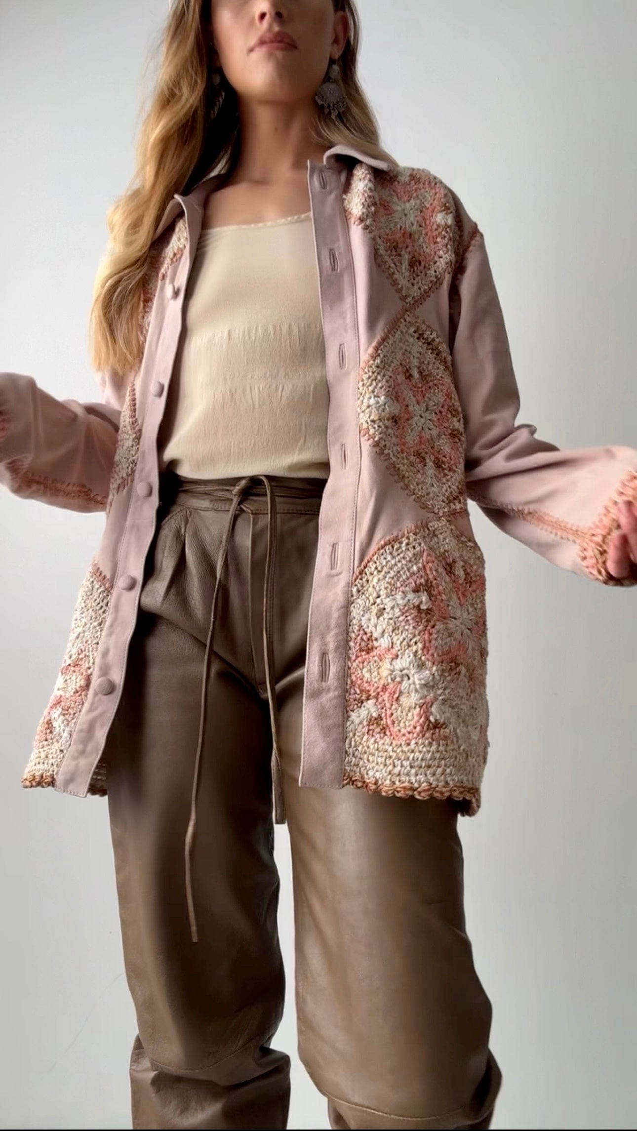 Free People Free People Crochet Jacket