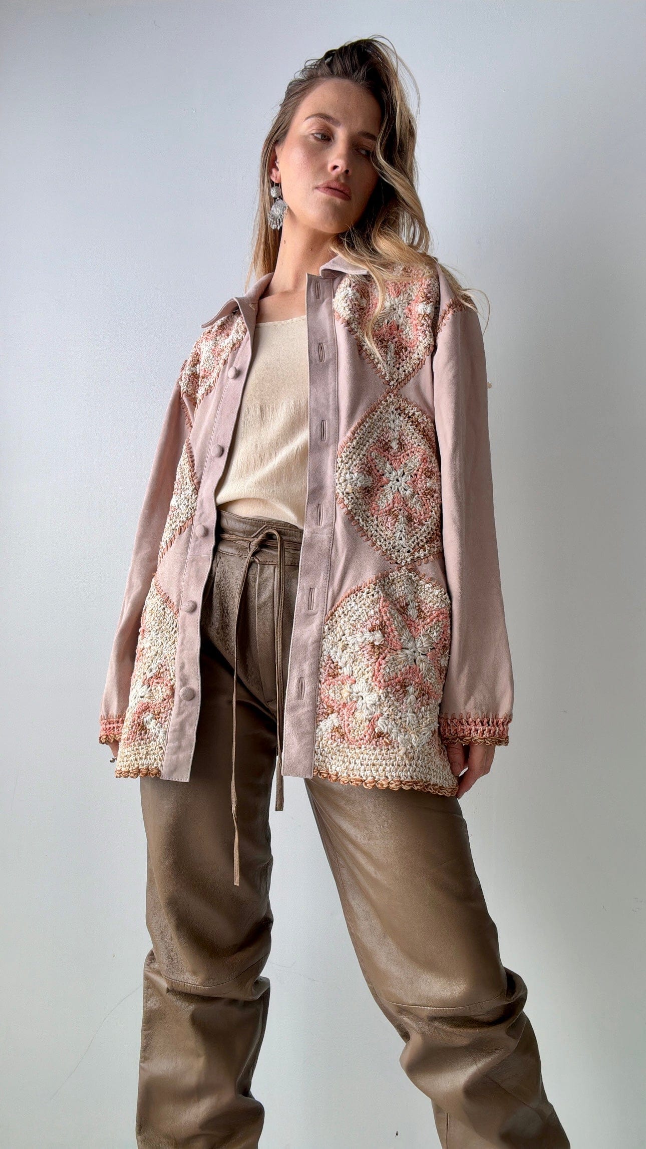 Free People Free People Crochet Jacket