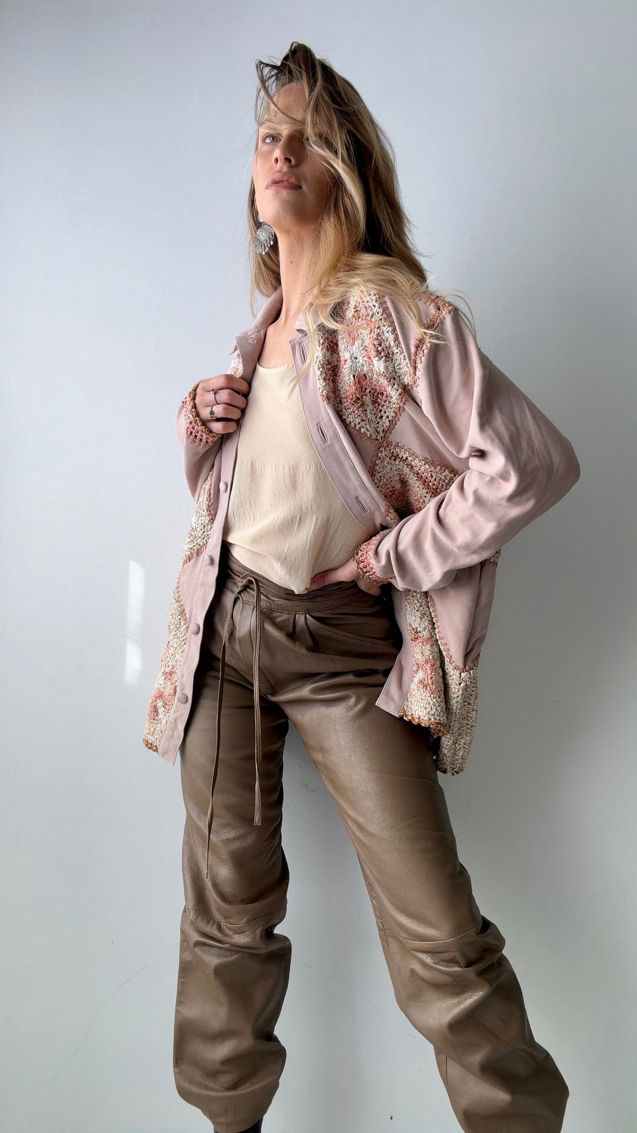 Free People Free People Crochet Jacket