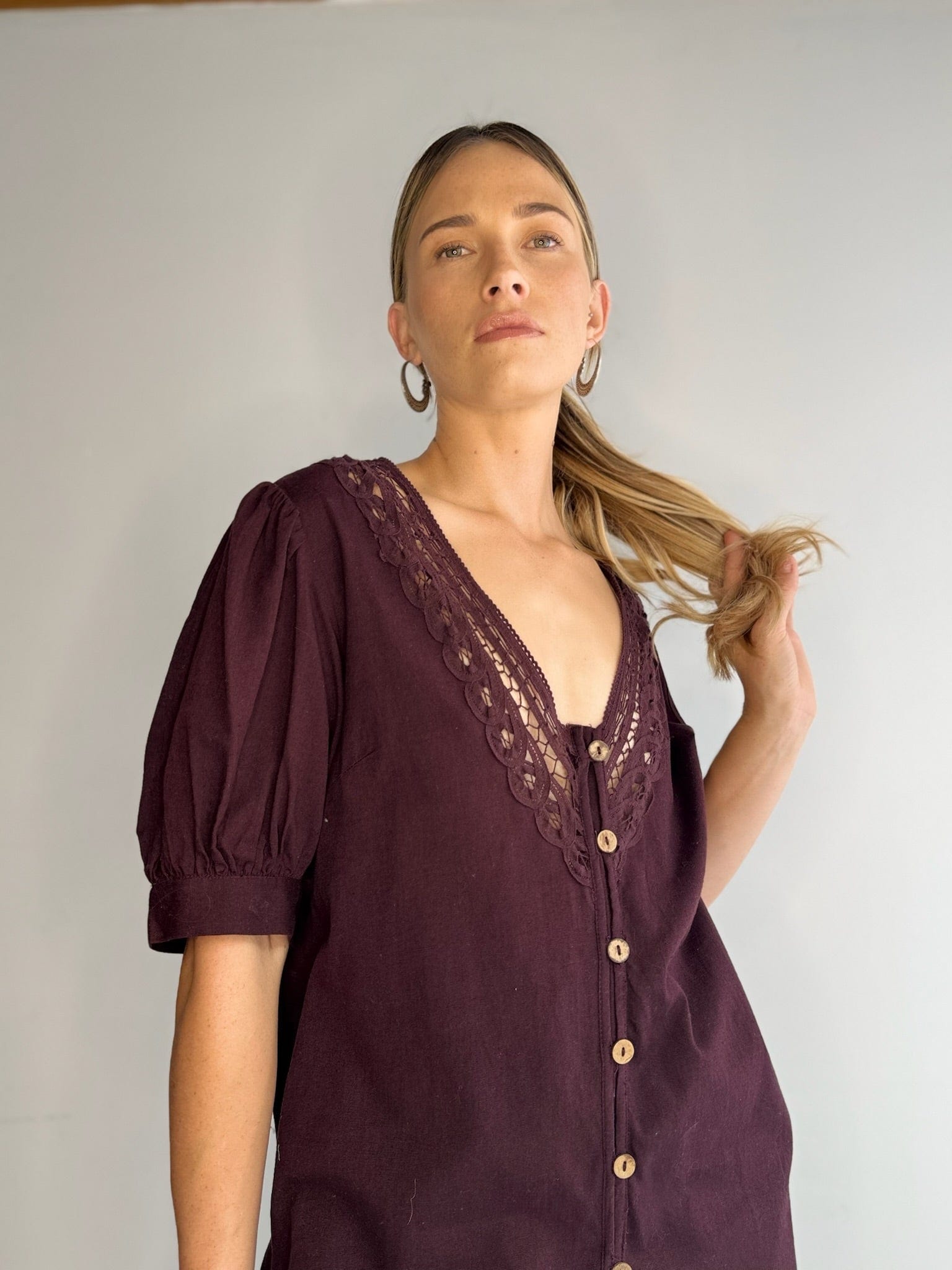 Free People Free People Endless Summer Dress Wine