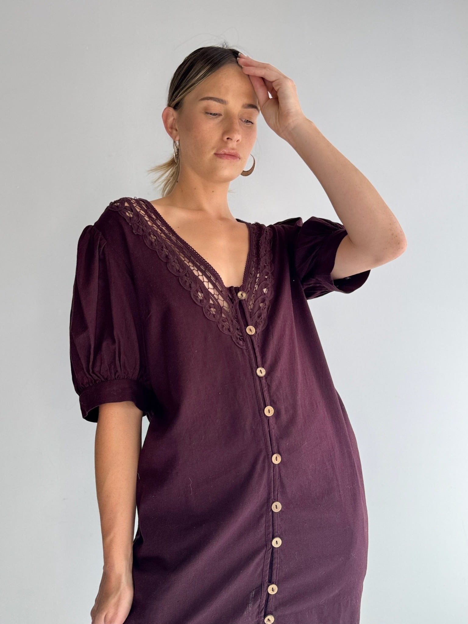 Free People Free People Endless Summer Dress Wine