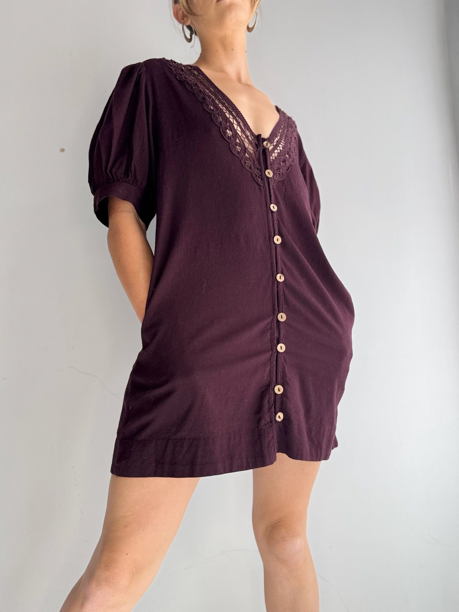 Free People Free People Endless Summer Dress Wine