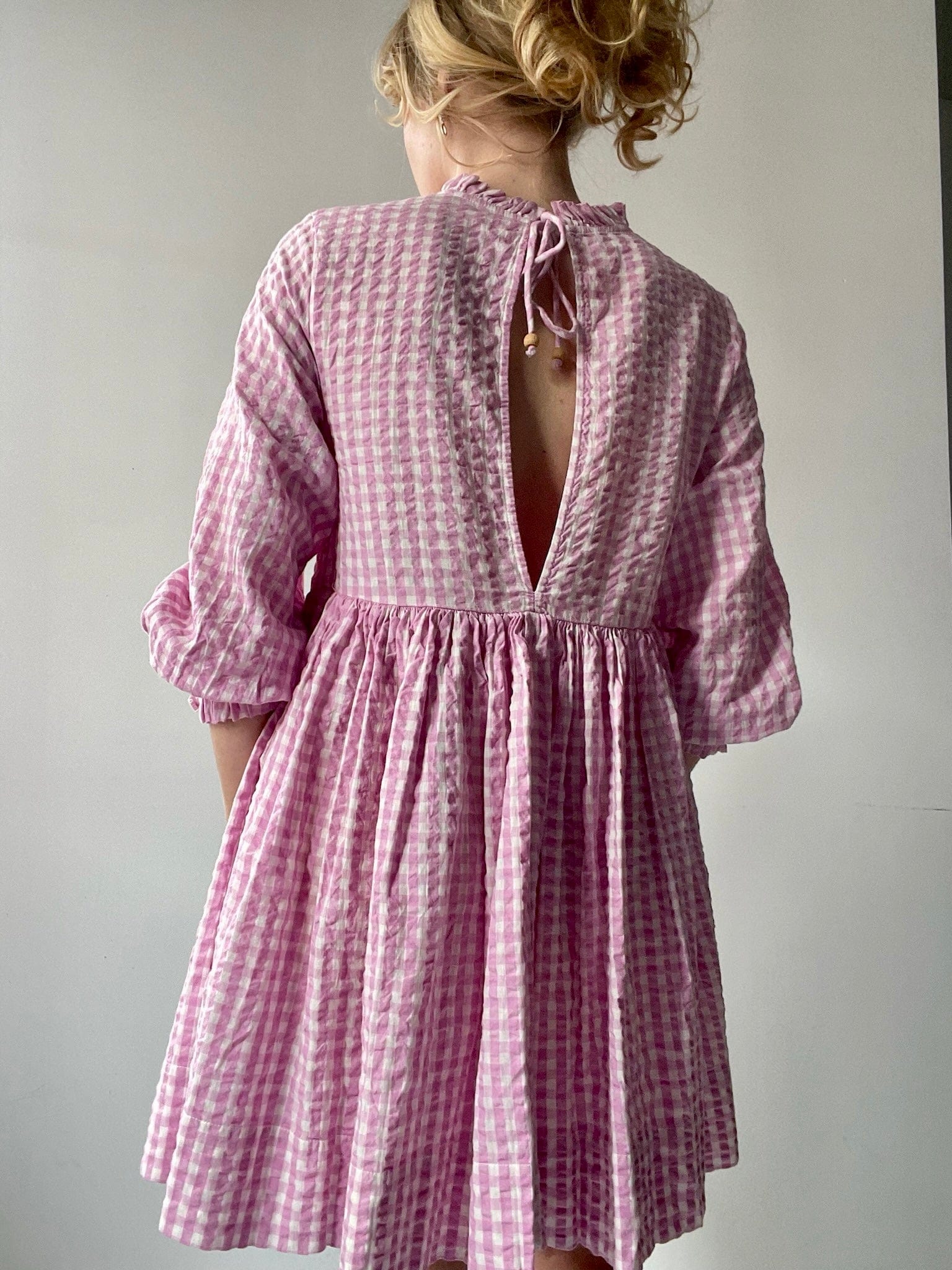 free people purple gingham dress TBBC Girls' Polly Play Dress