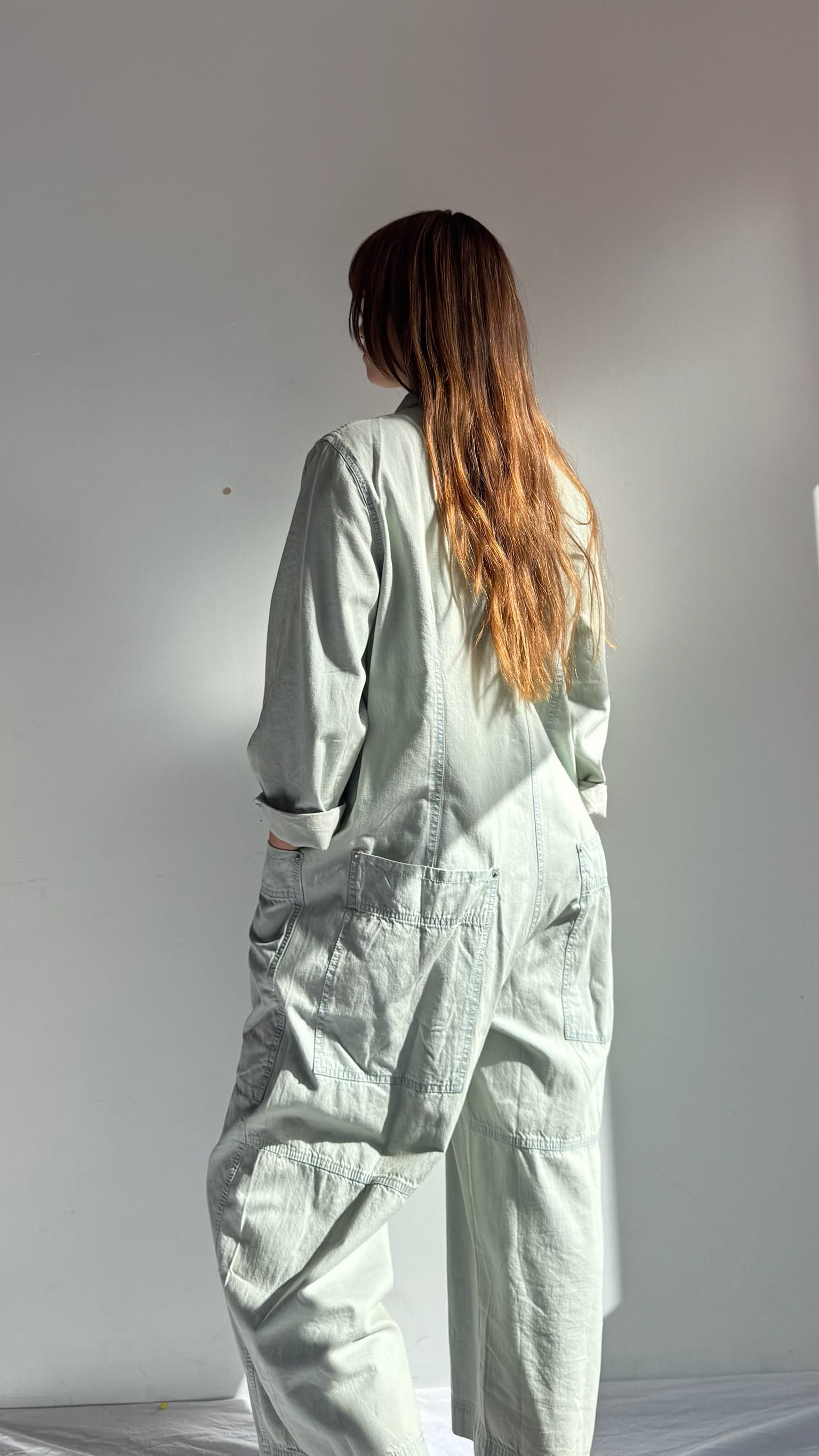 Free People Free People Margarita Jumpsuit Chambray