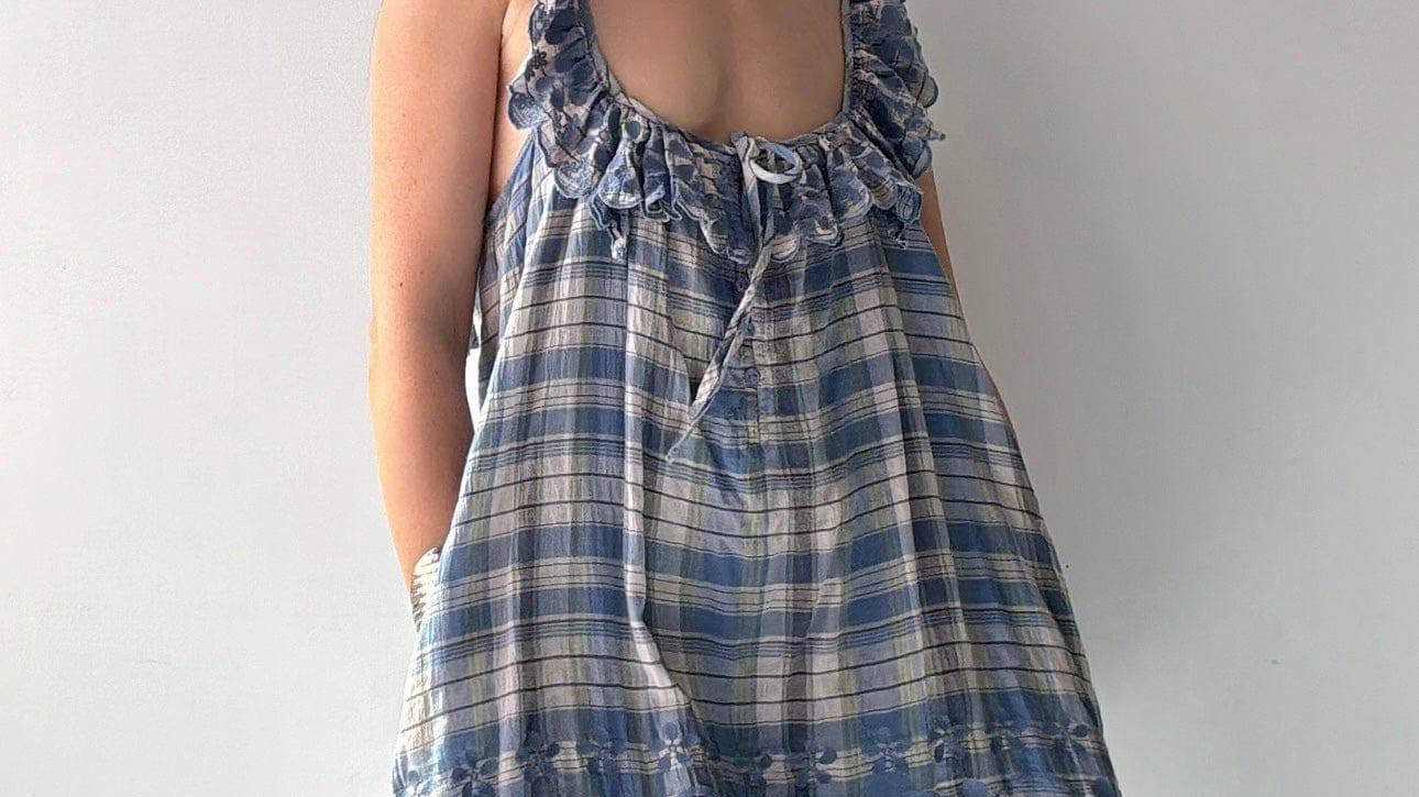 Free People Free People Plaid Dress