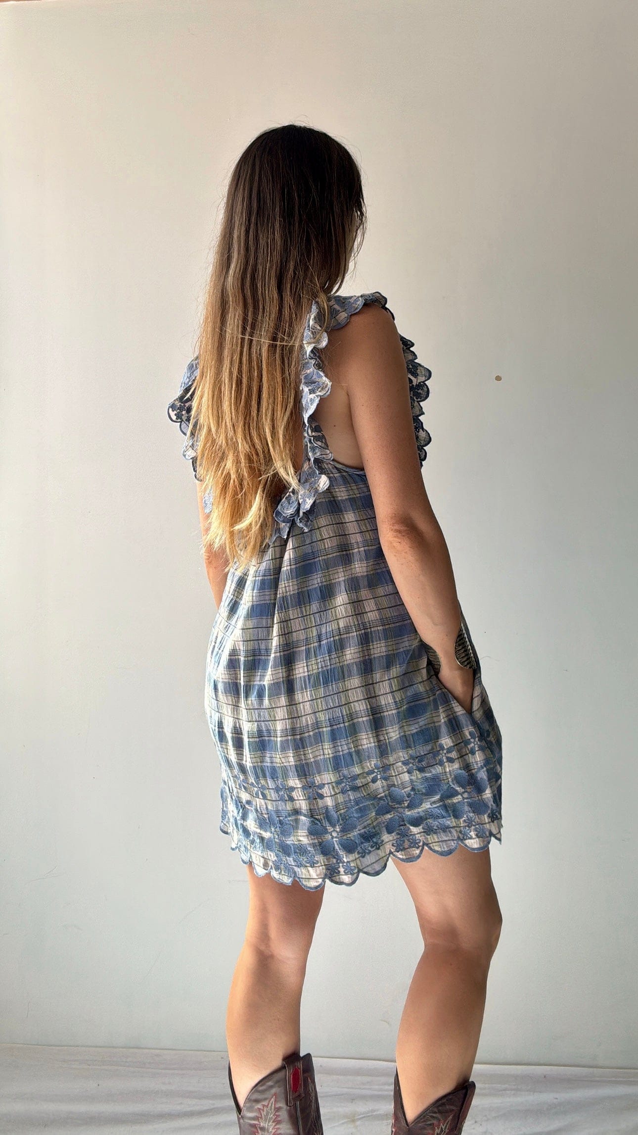 Free People Plaid Dress, Free People