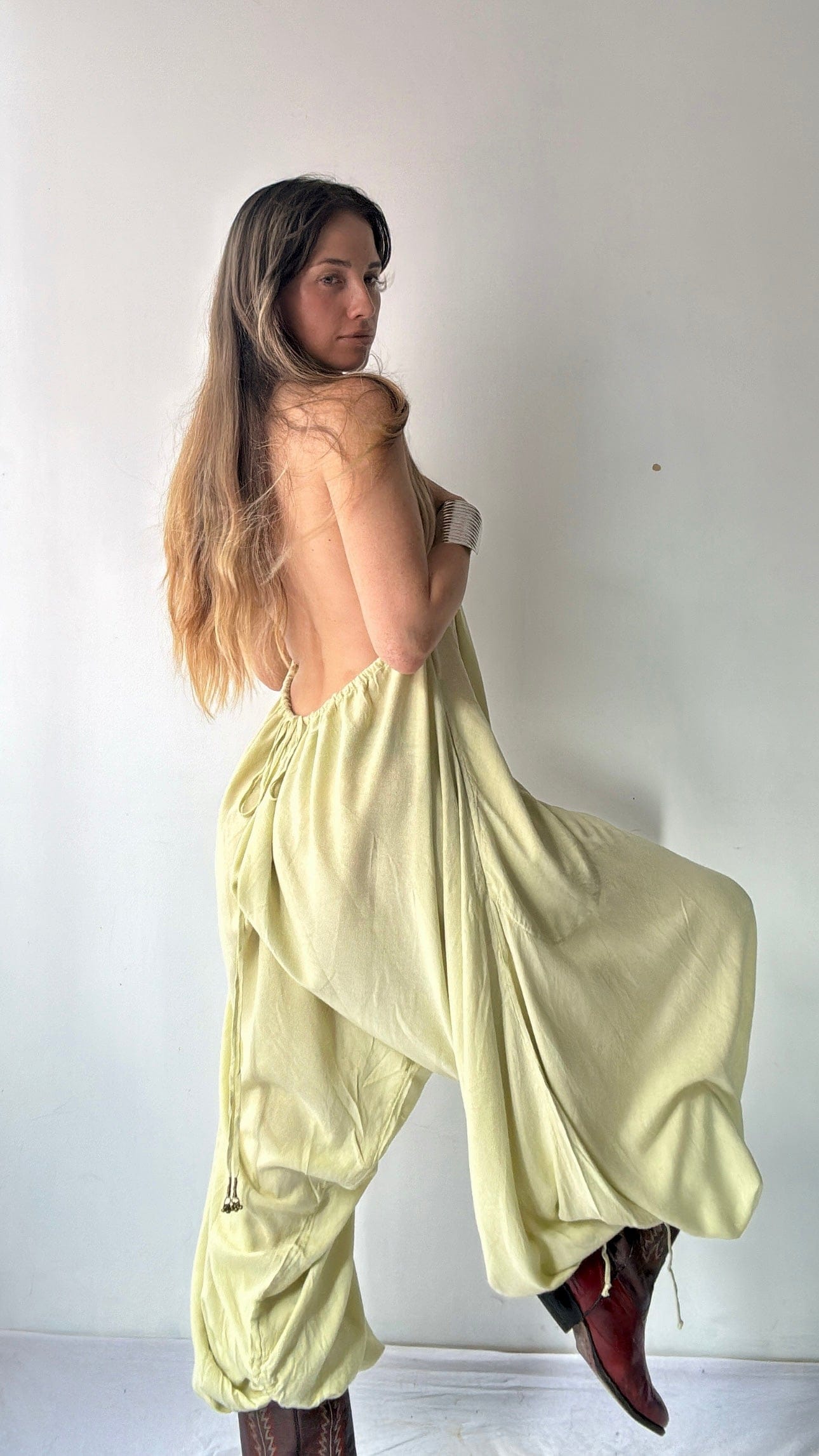 Free People Free People Rumple Mint Jumpsuit