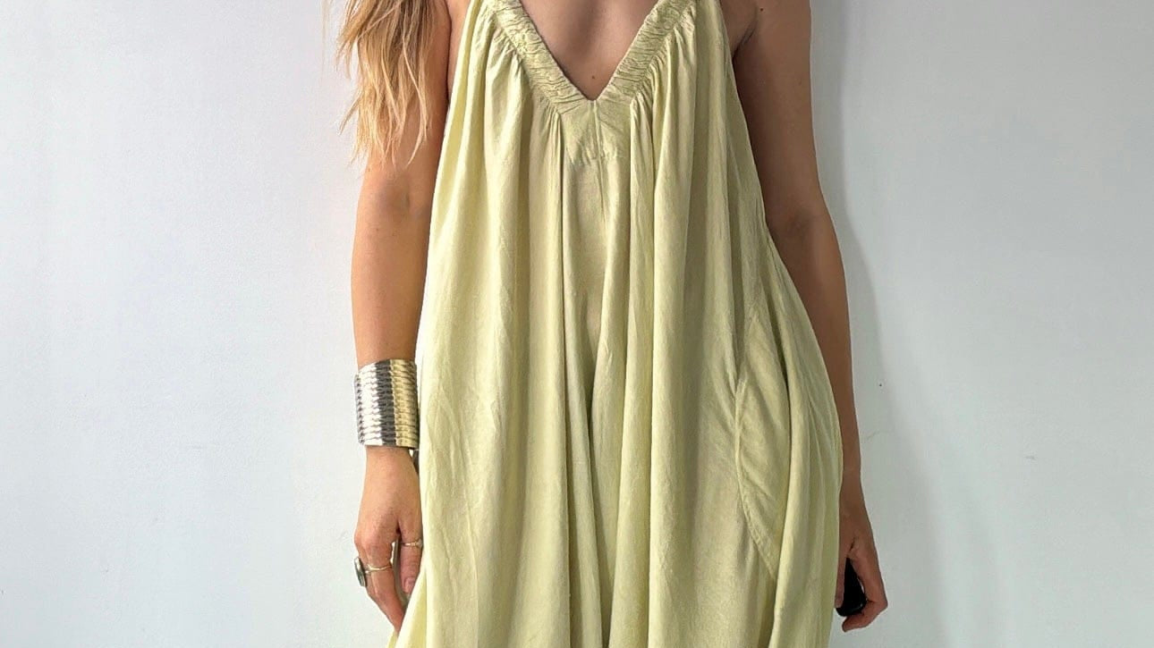 Free People Free People Rumple Mint Jumpsuit