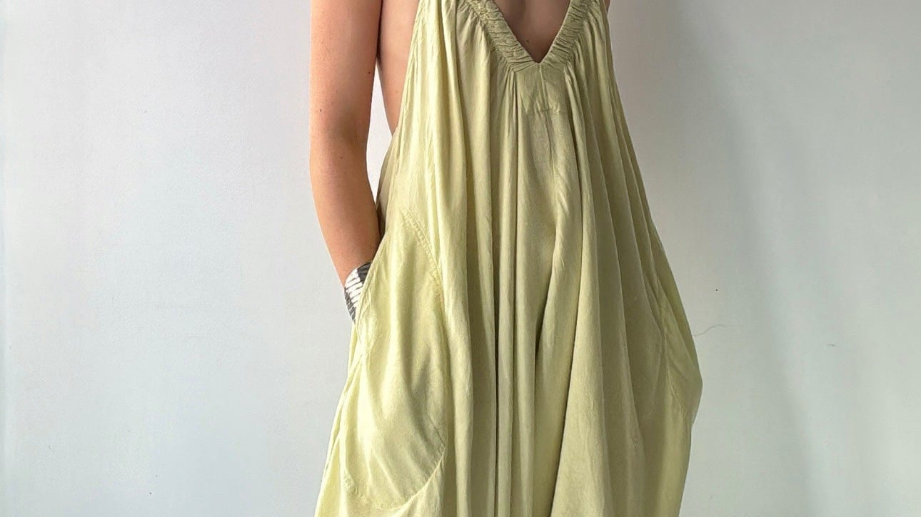 Free People Free People Rumple Mint Jumpsuit