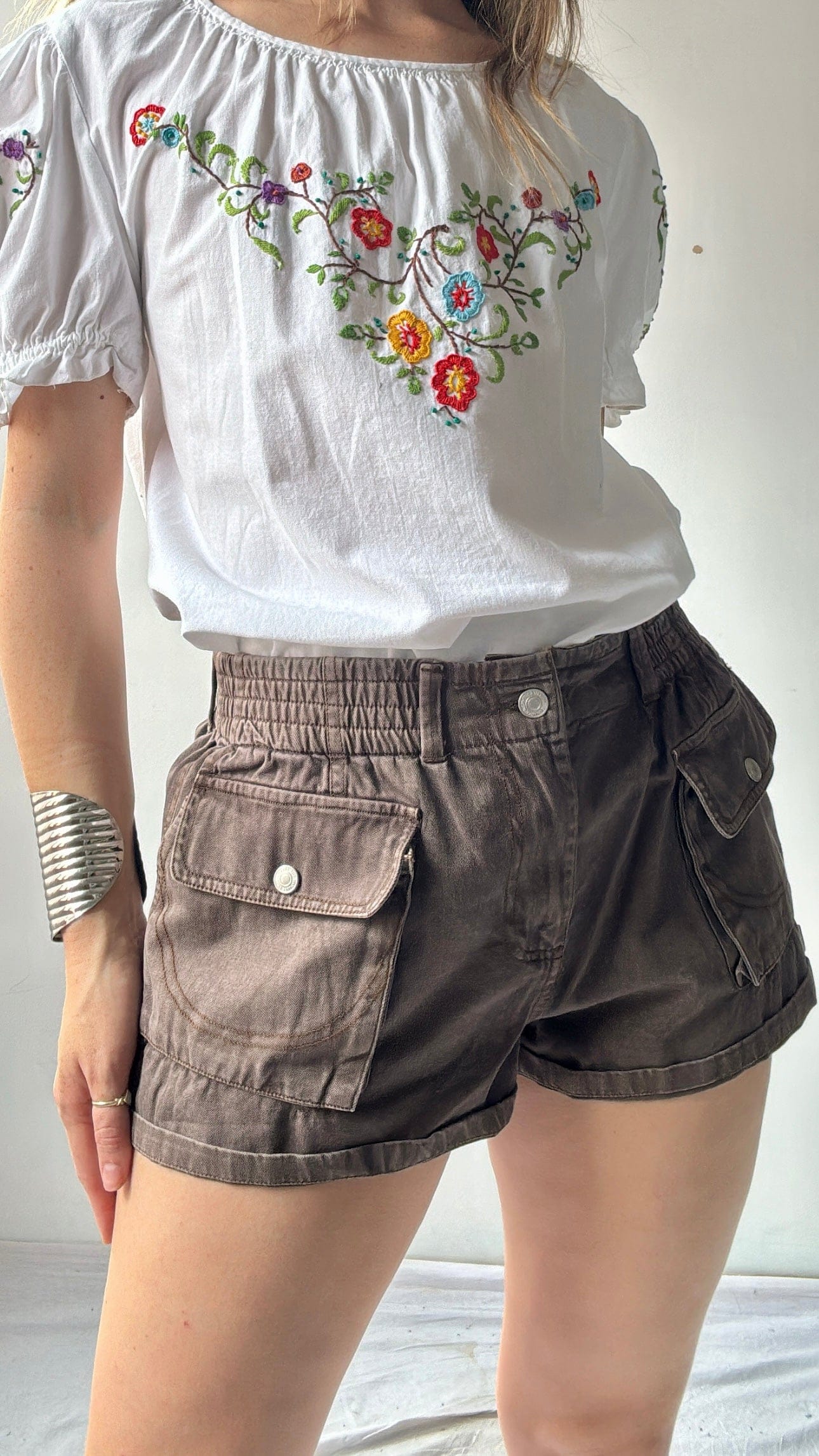 Free People Free People Shorts Brown