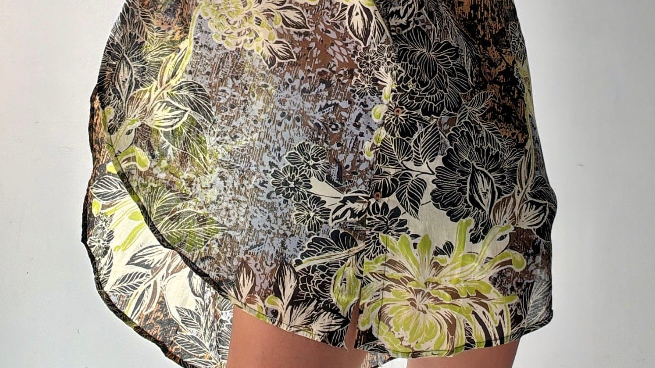 Free People Tops Free People Abstract Shirt