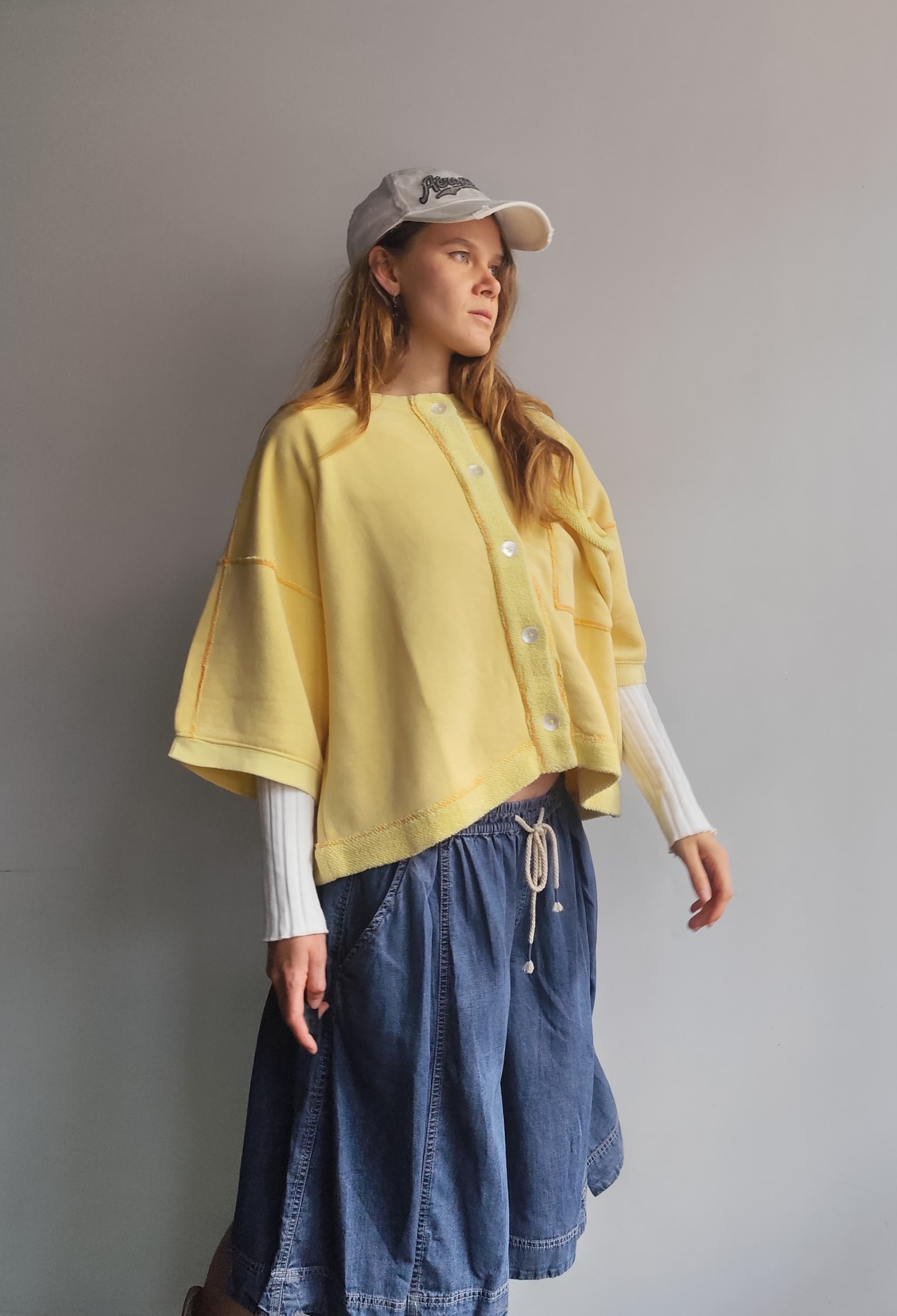 Free People Tops Free People Matilda Sweater Lemon Drop