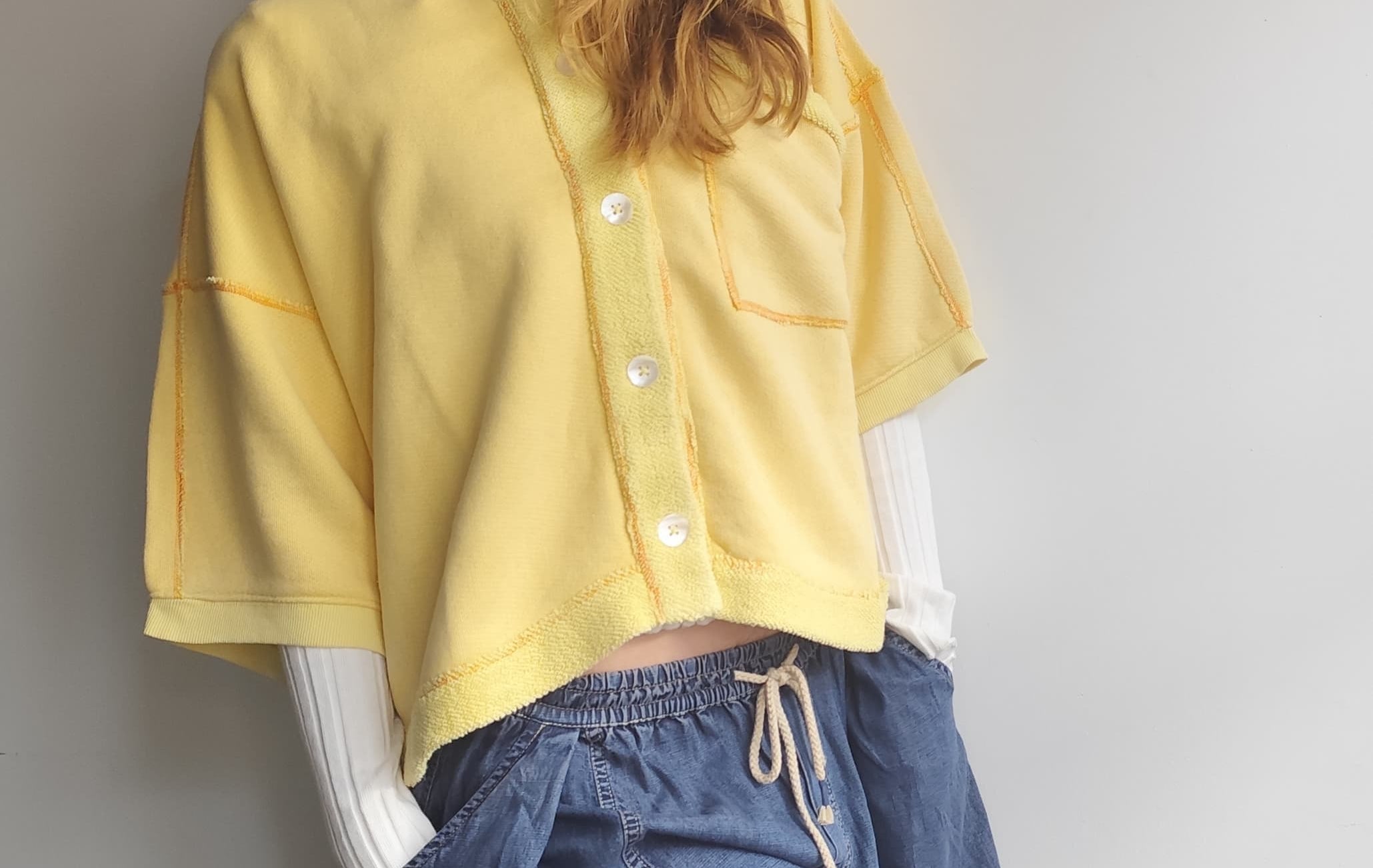 Free People Tops Free People Matilda Sweater Lemon Drop