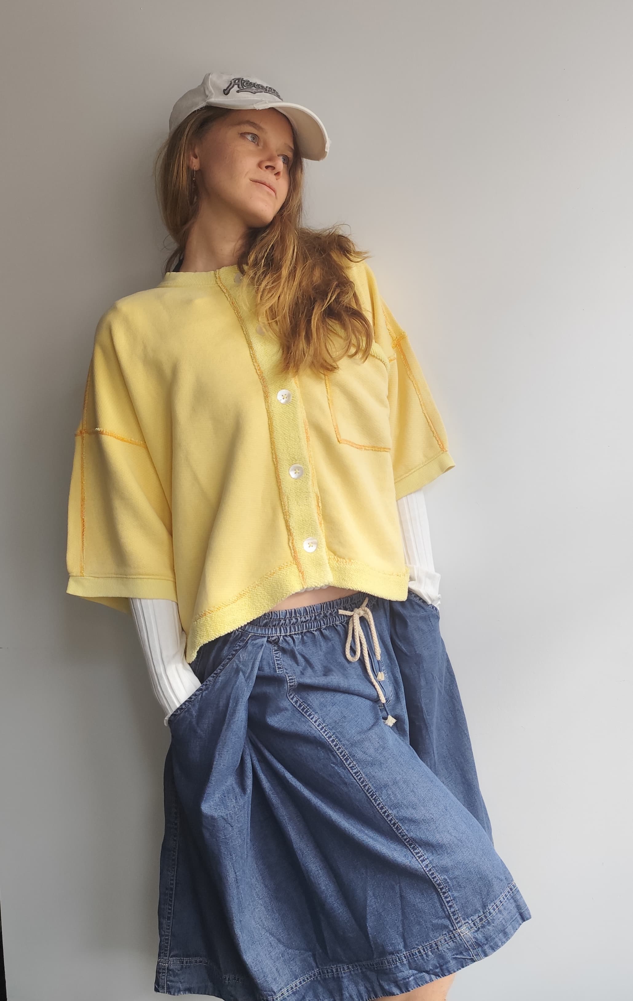 Free People Tops Free People Matilda Sweater Lemon Drop