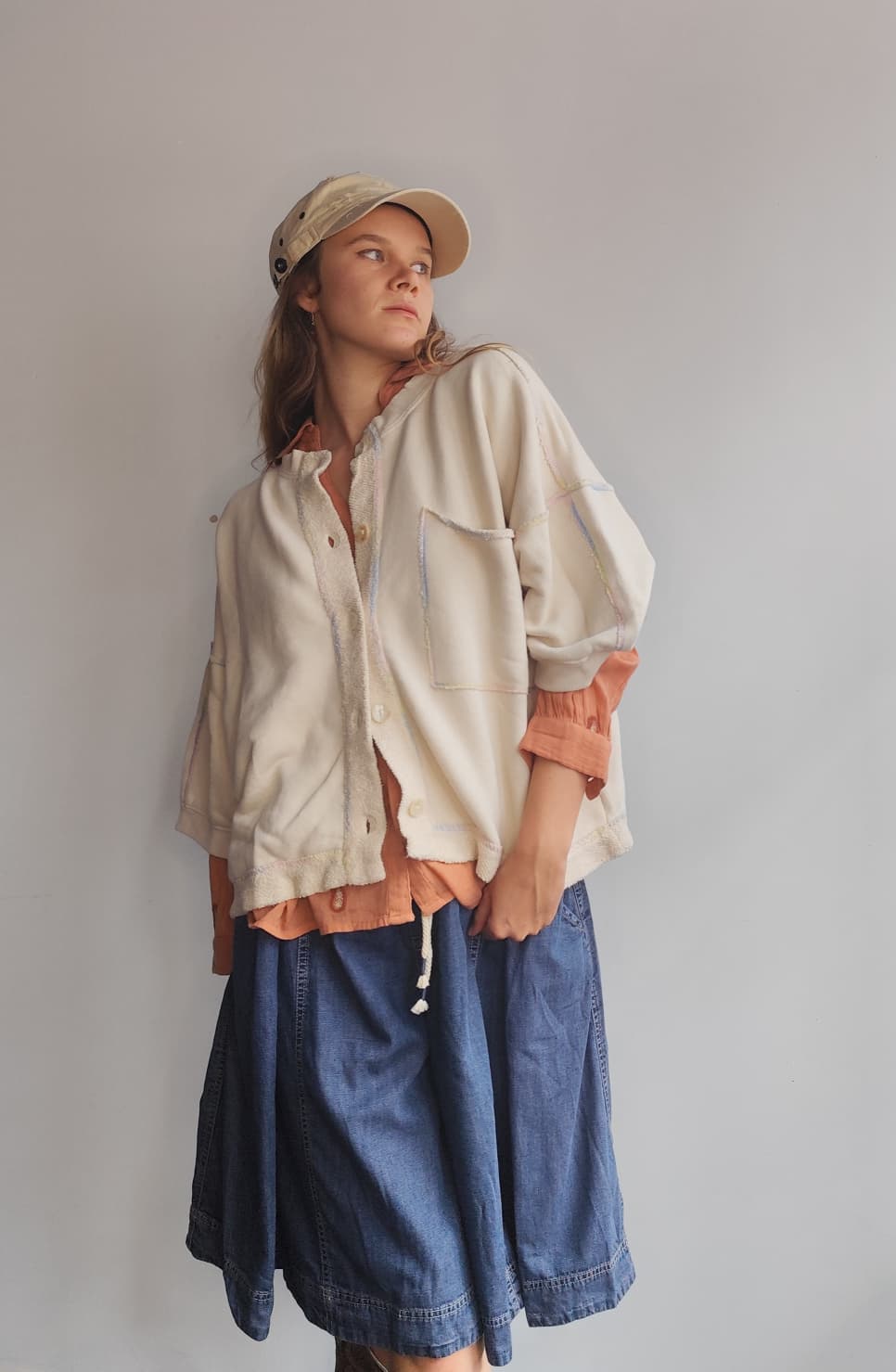 Free People Tops Free People Matilda Sweater Wet Plaster