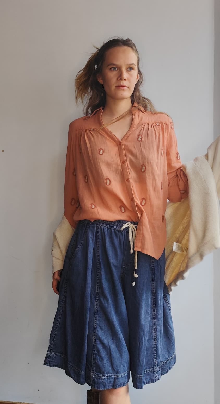 Free People Tops Free People Matilda Sweater Wet Plaster