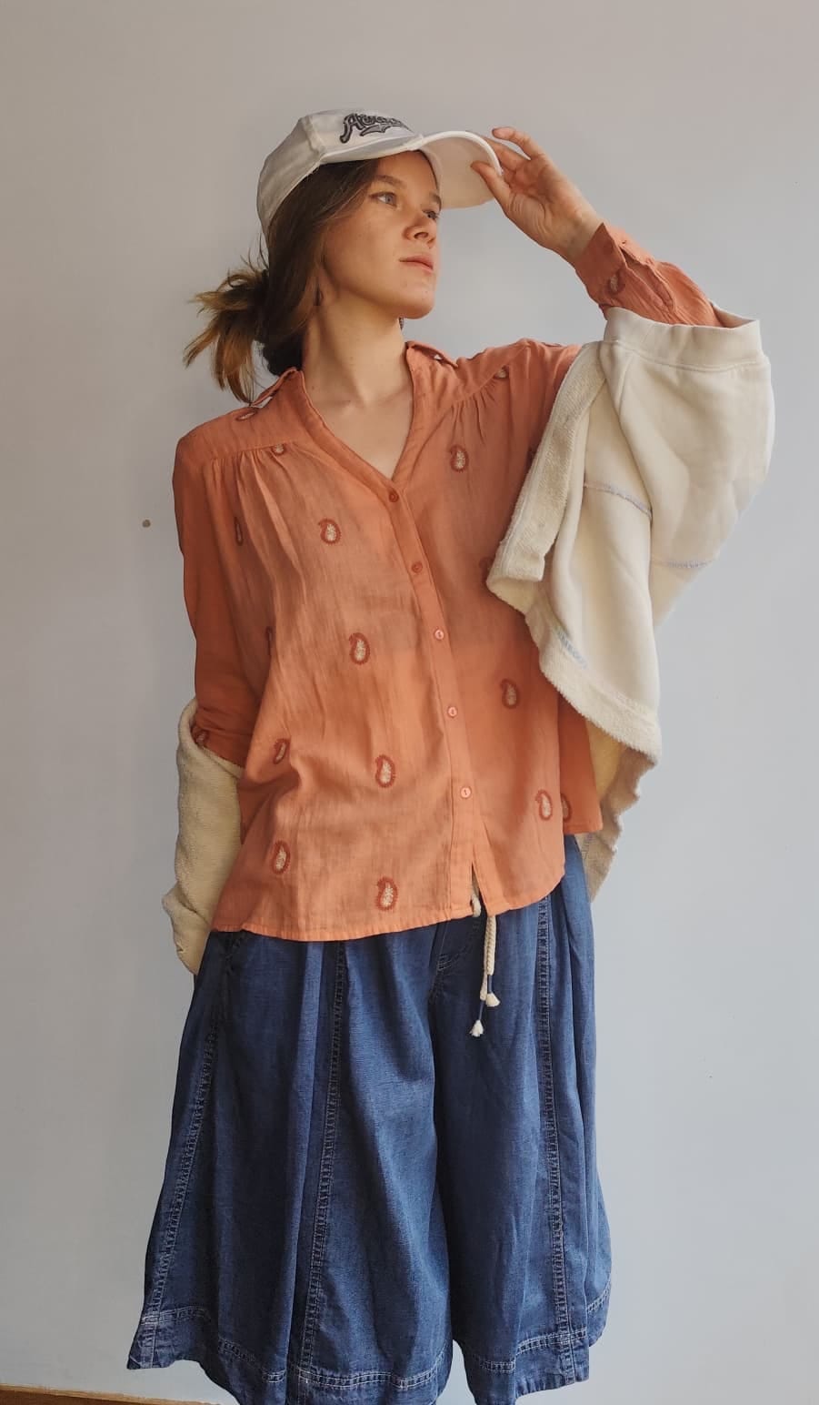 Free People Tops Free People Matilda Sweater Wet Plaster
