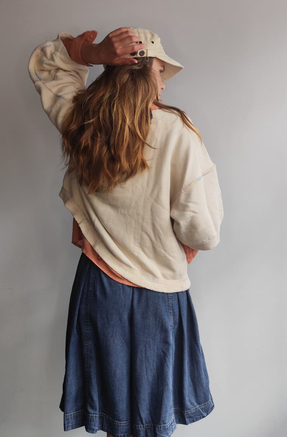 Free People Tops Free People Matilda Sweater Wet Plaster