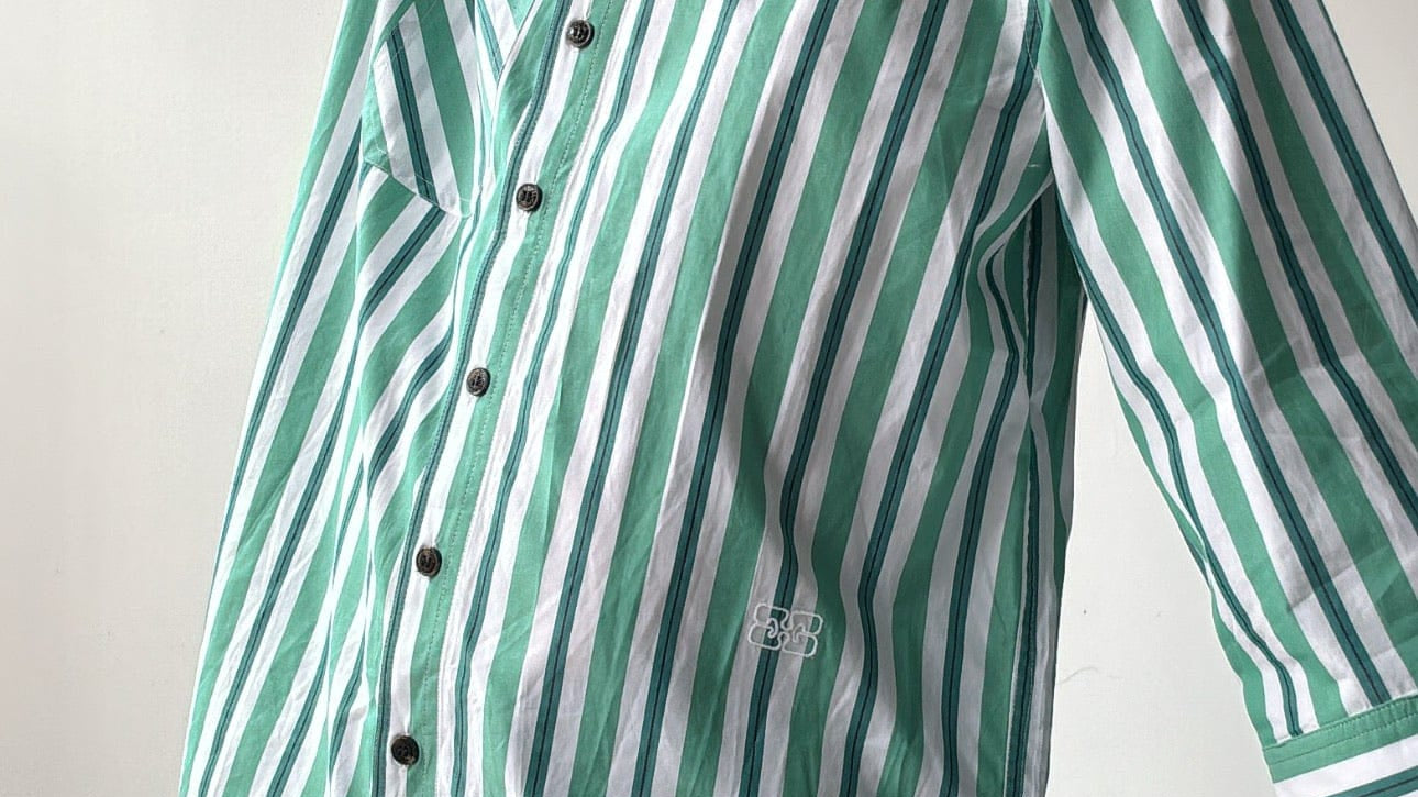 Ganni Ganni Green Candy Shirt