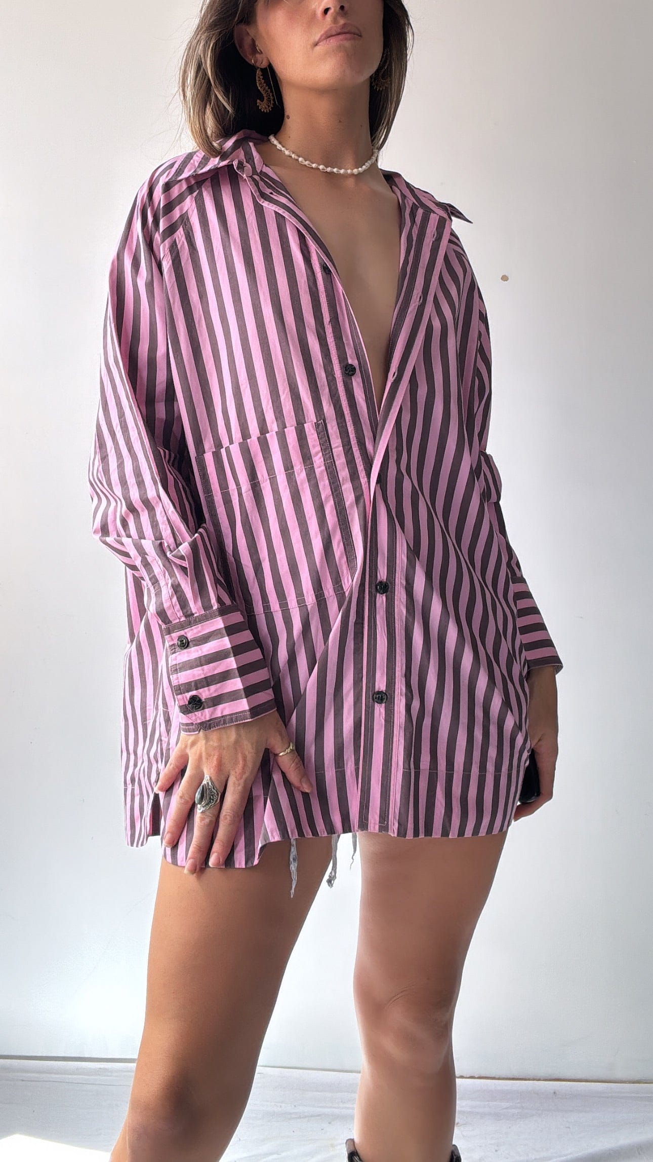 Ganni Ganni Pink Candy Shirt