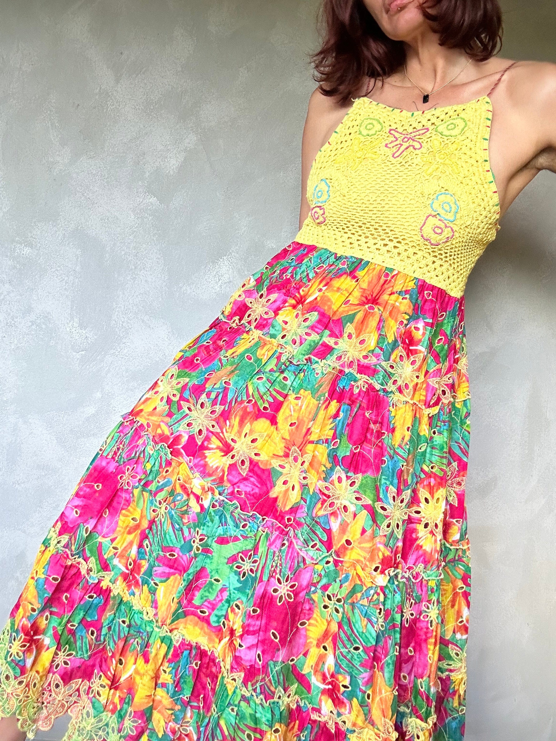 Gipsey Queen Crocheted Paradise Dress