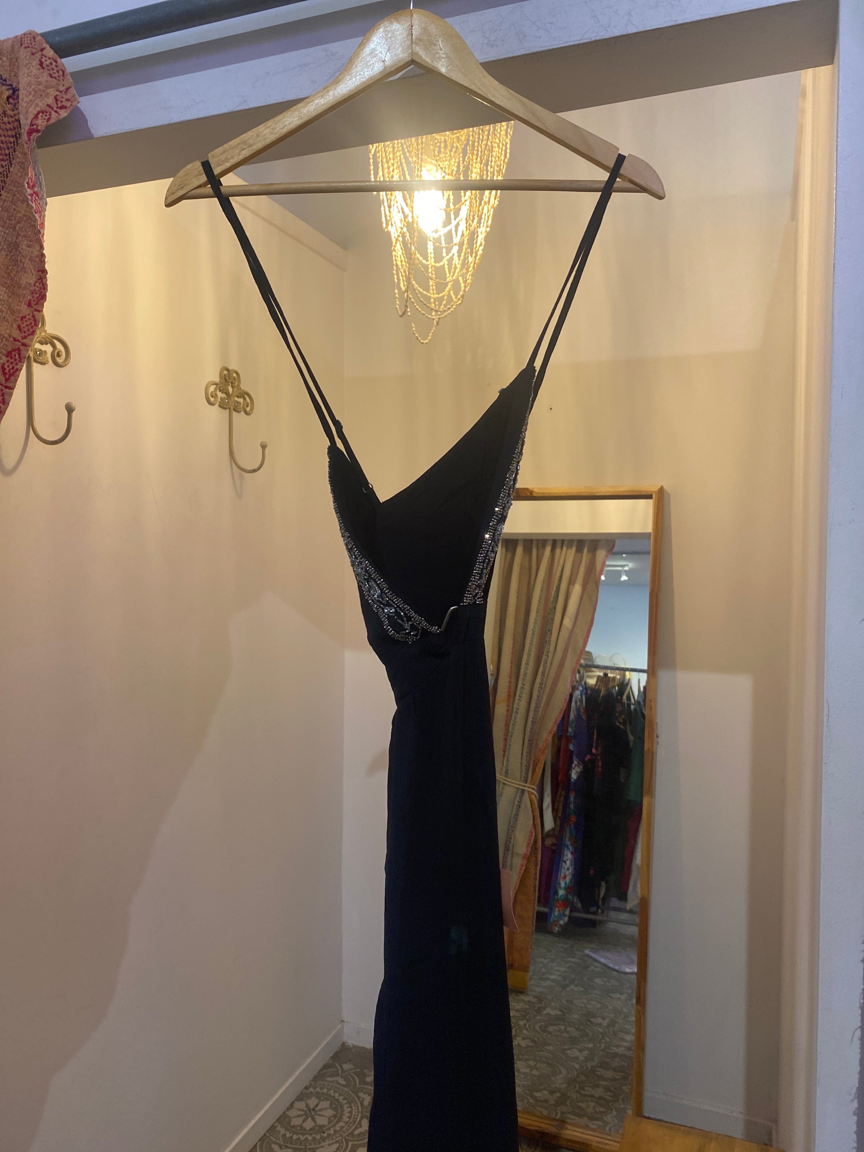 GOA GOA Plume Maxi Dress Black