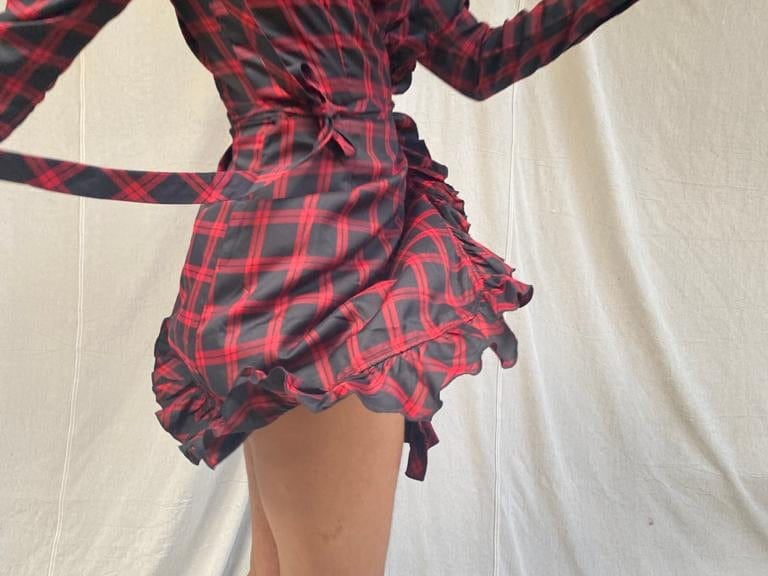 Les Coyotes De Paris Dress Tartan Les Coyotes Dress