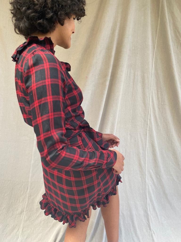 Les Coyotes De Paris Dress Tartan Les Coyotes Dress