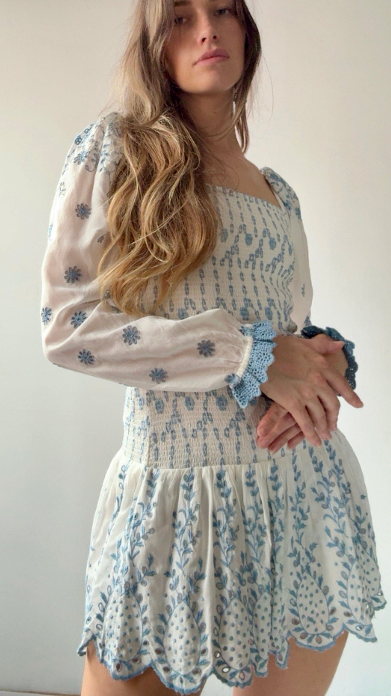 Love Shack Fancy Dress Love Shack Fancy Lucy Dress Blue