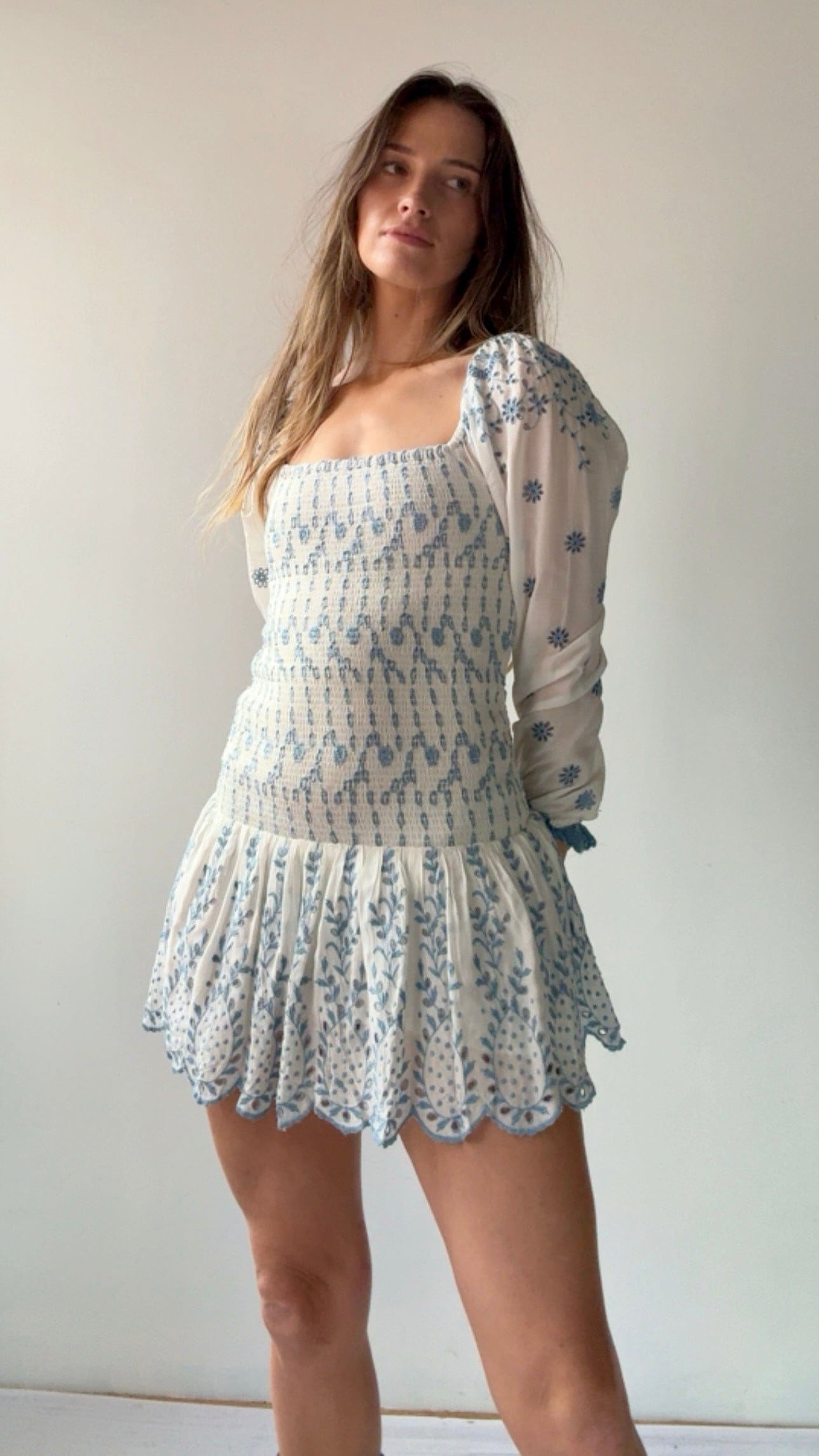 Love Shack Fancy Dress Love Shack Fancy Lucy Dress Blue