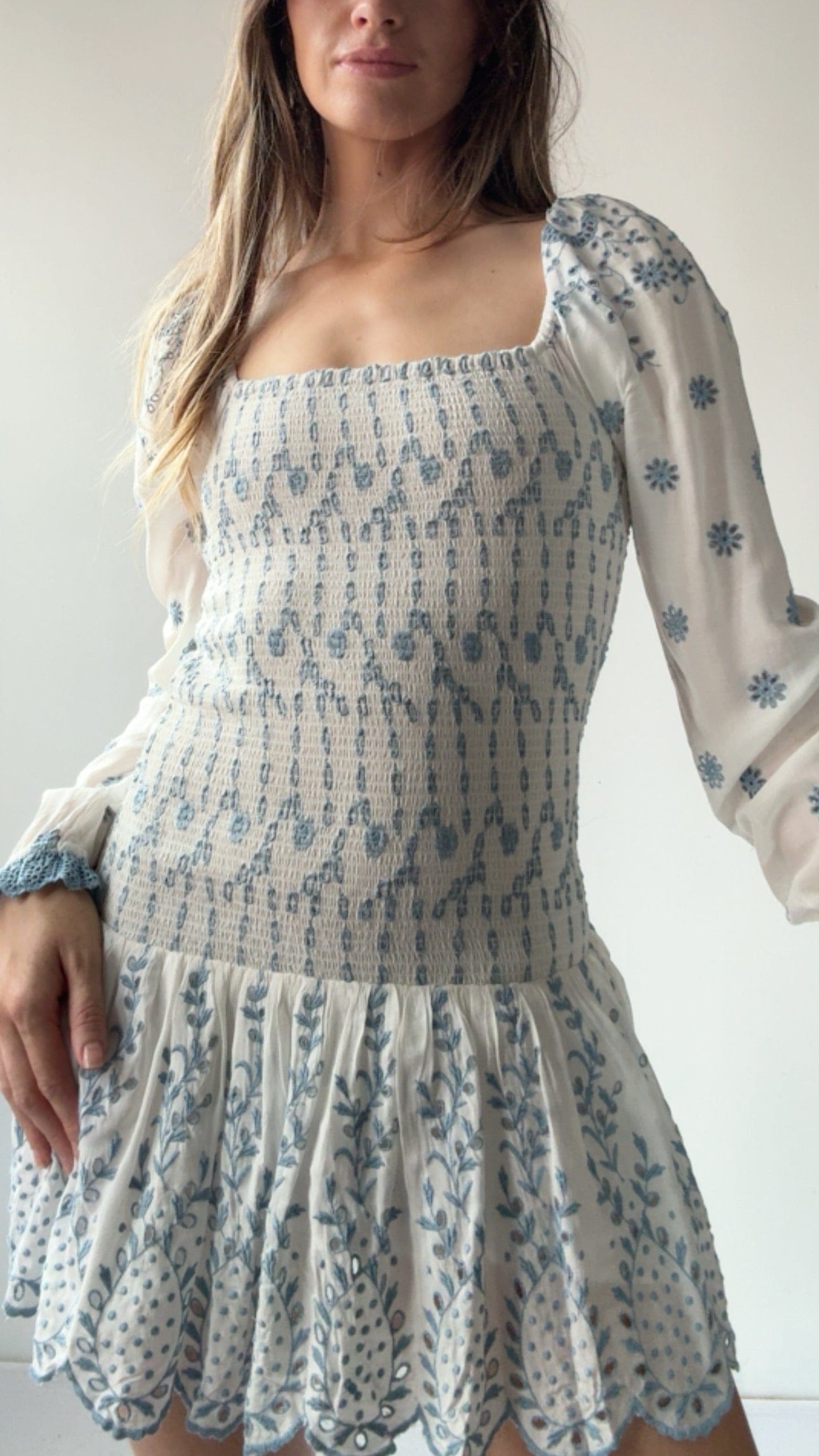 Love Shack Fancy Lucy Dress Blue, Love Shack Fancy Love Shack Fancy Lucy Dress Blue, Love Shack Fancy