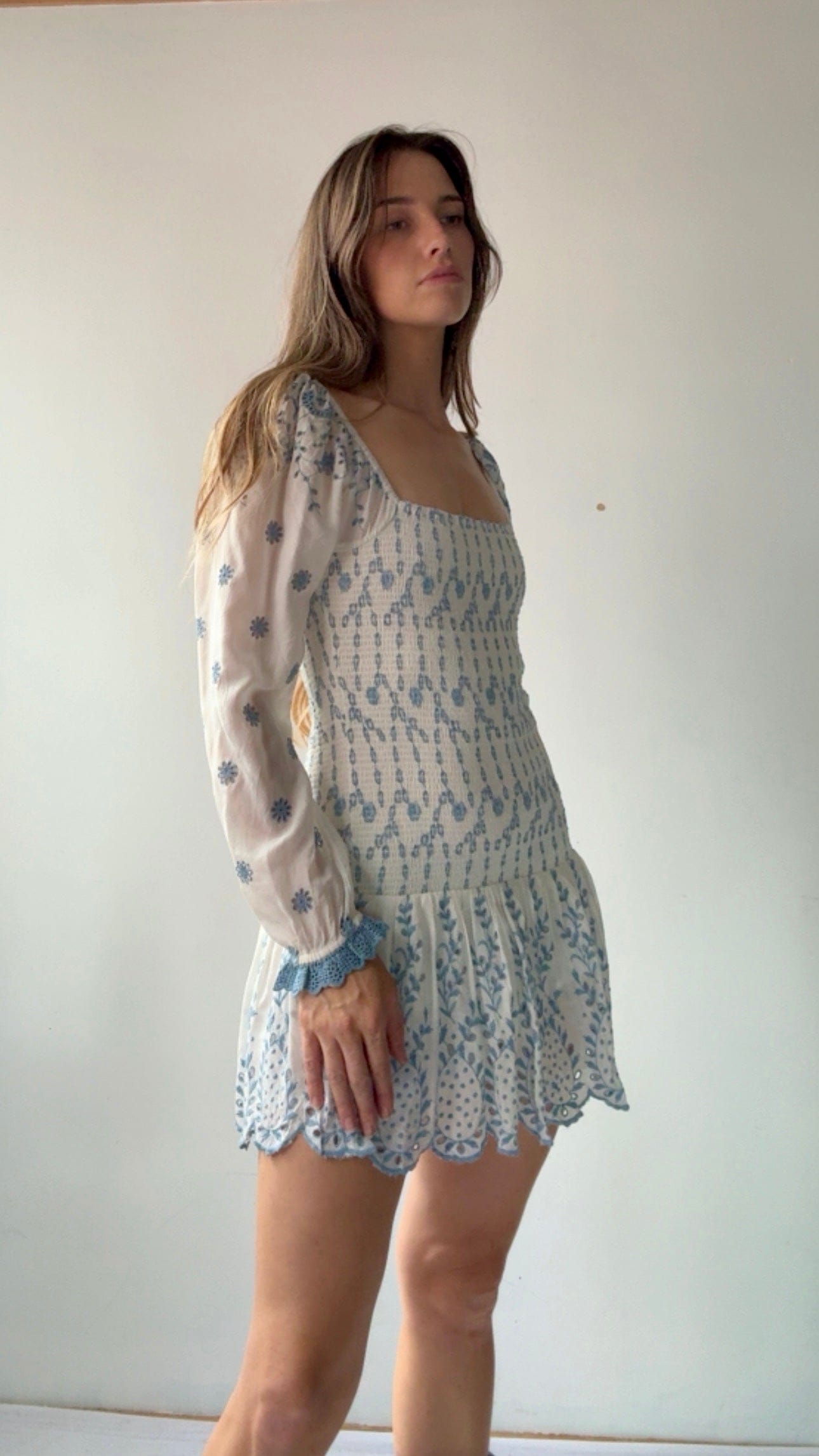Love Shack Fancy Lucy Dress Blue, Love Shack Fancy Love Shack Fancy Lucy Dress Blue, Love Shack Fancy