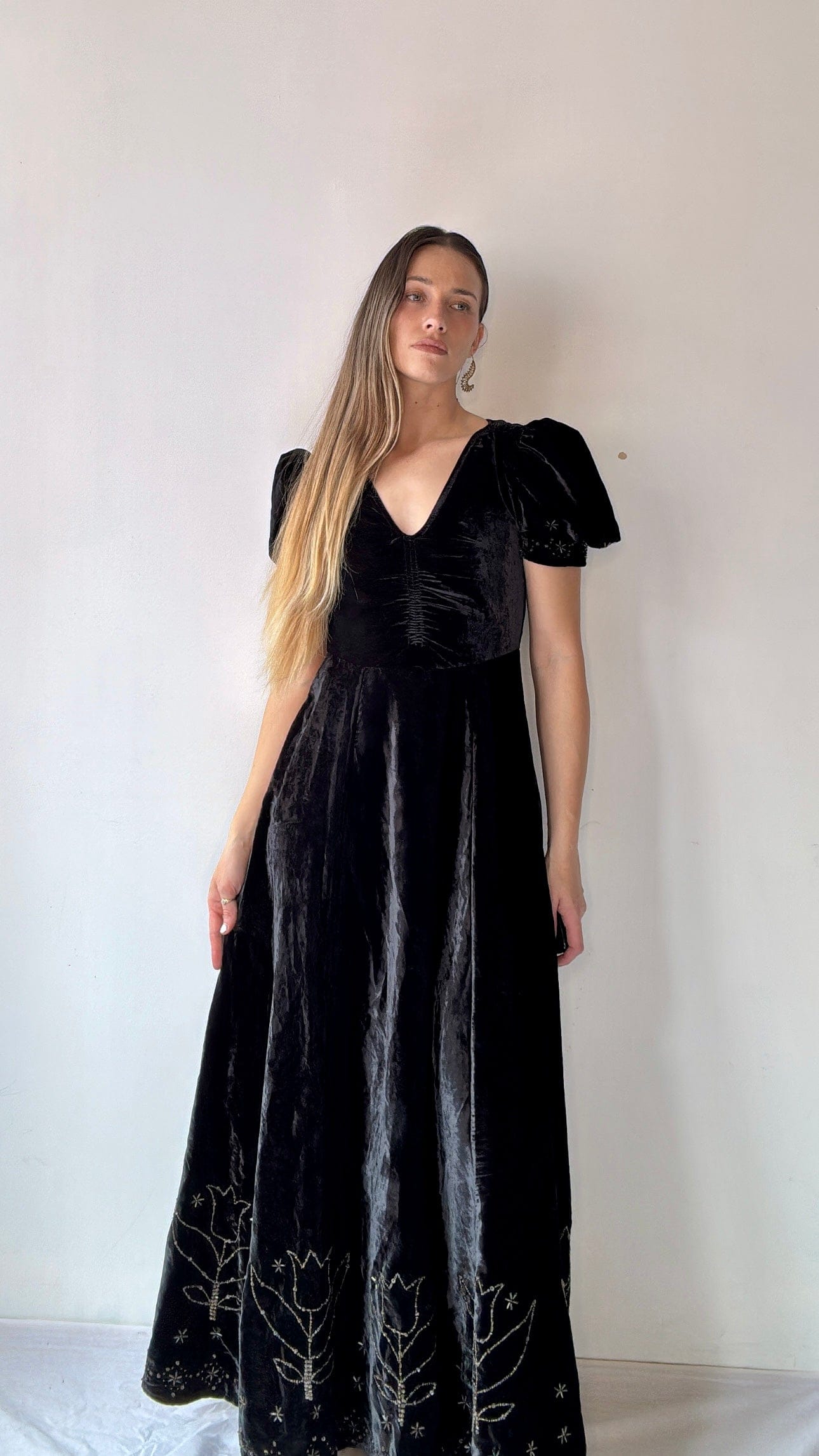 Love Shack Fancy Love Shack Fancy Velvet Dress