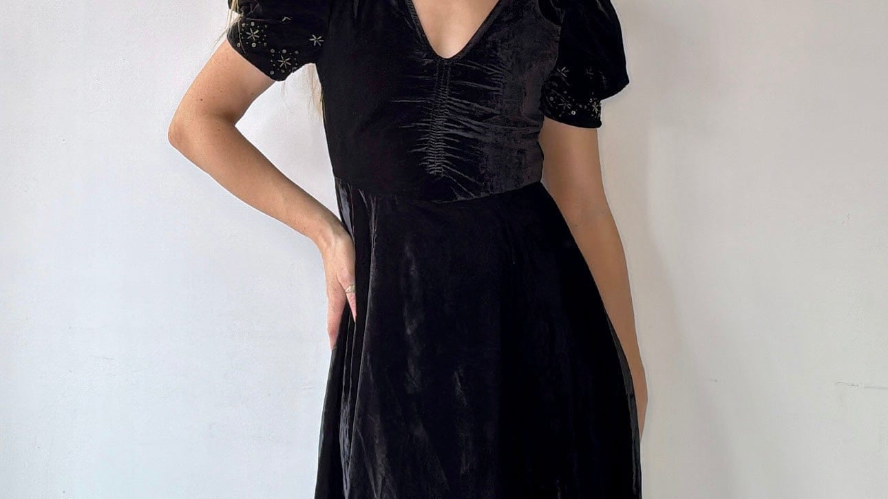 Love Shack Fancy Love Shack Fancy Velvet Dress