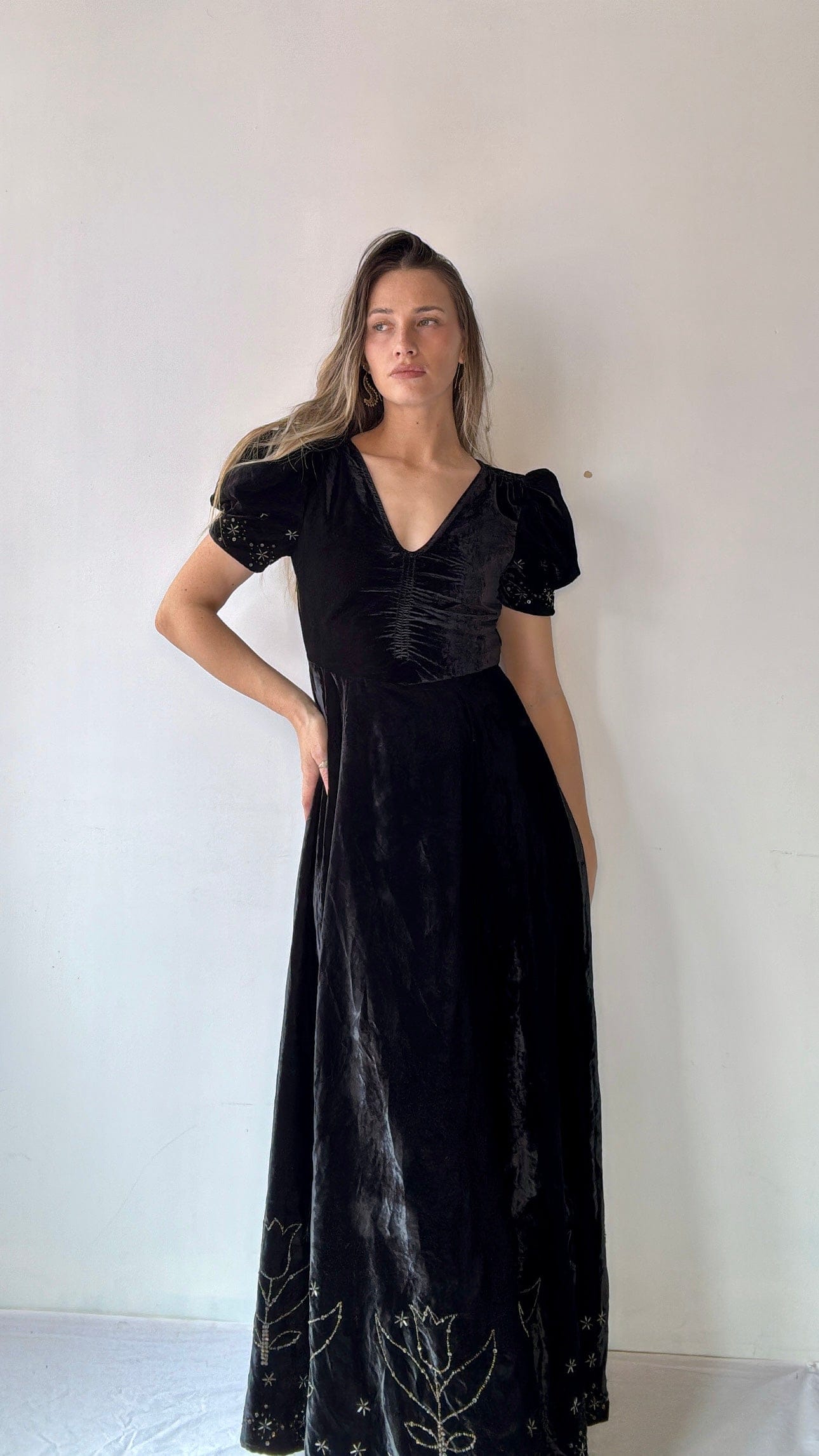 Love Shack Fancy Love Shack Fancy Velvet Dress