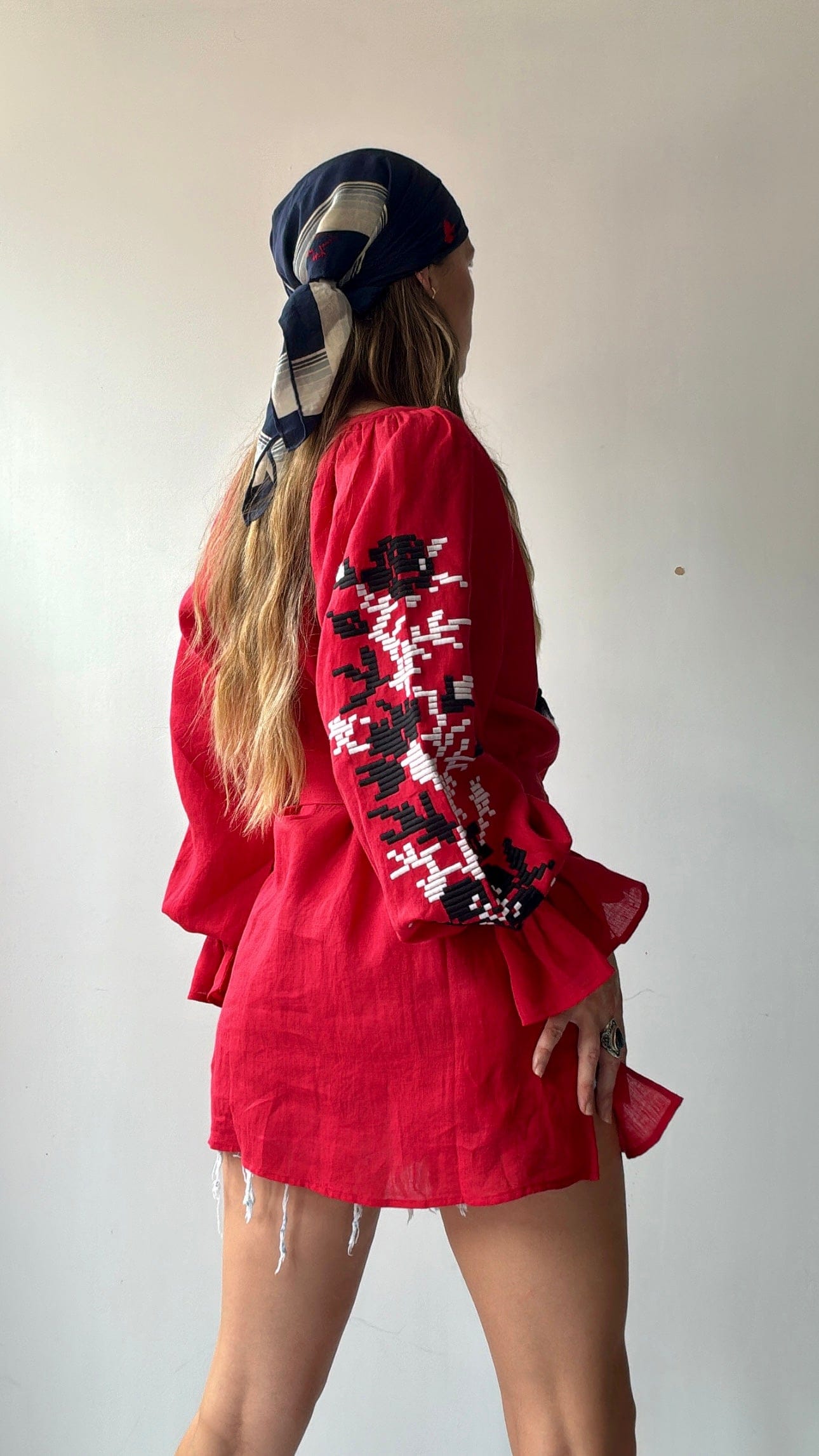 March 11 Dress March 11 Red Linen Dress