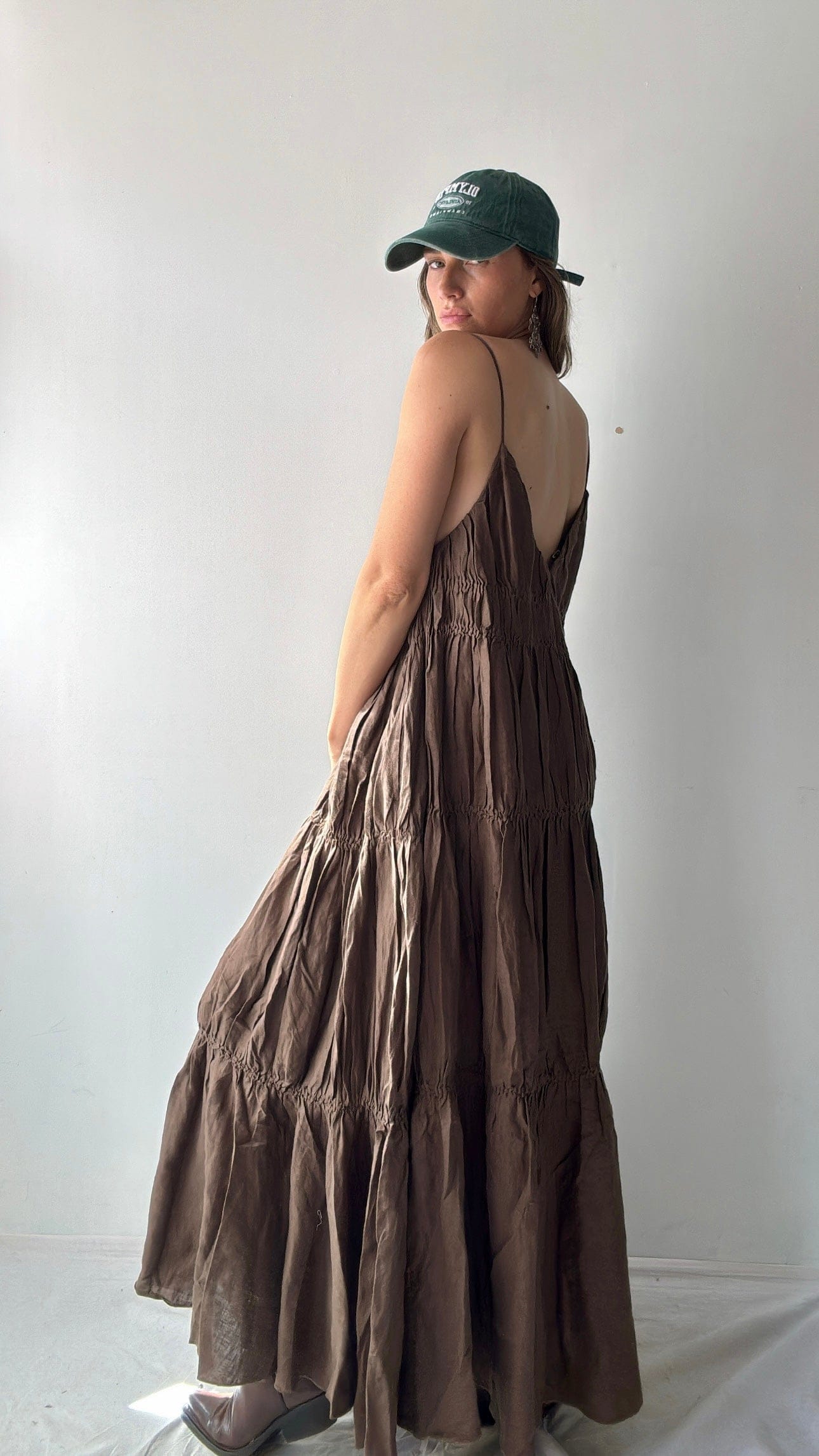 Massimo Dutti Dress Massimo Dutti Maxi Dress Choc