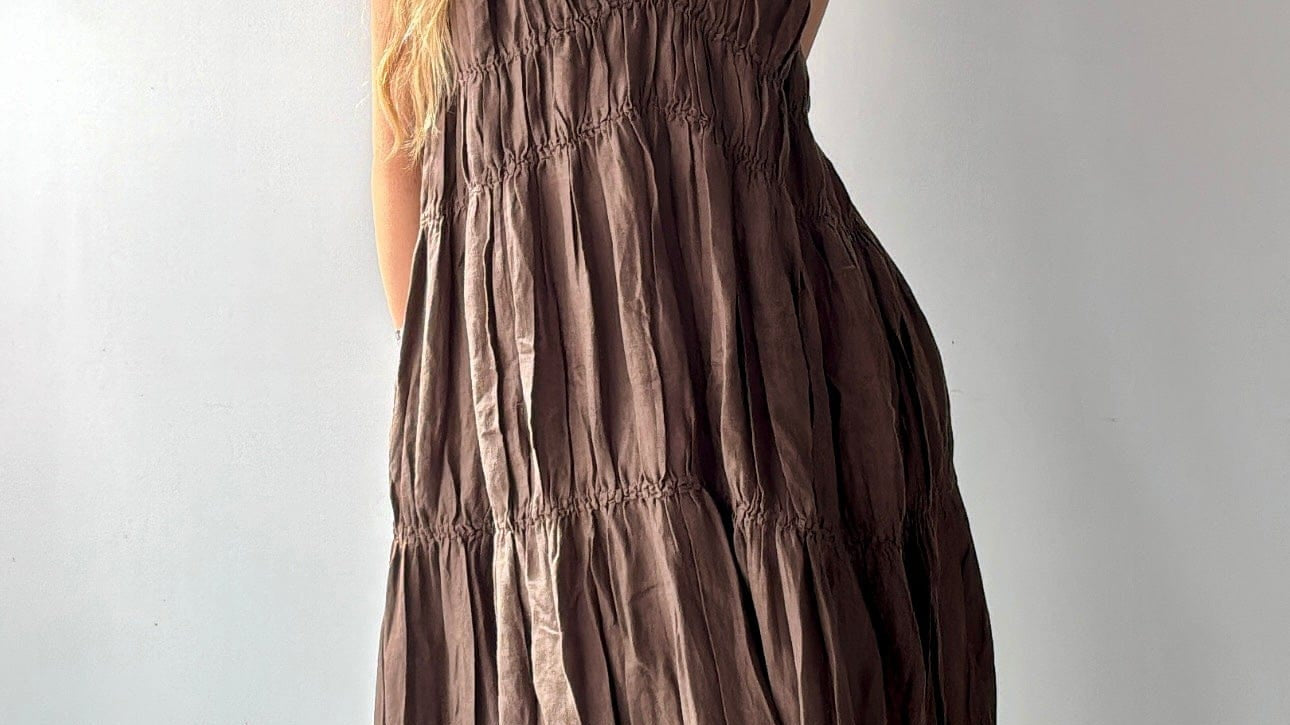 Massimo Dutti Dress Massimo Dutti Maxi Dress Choc