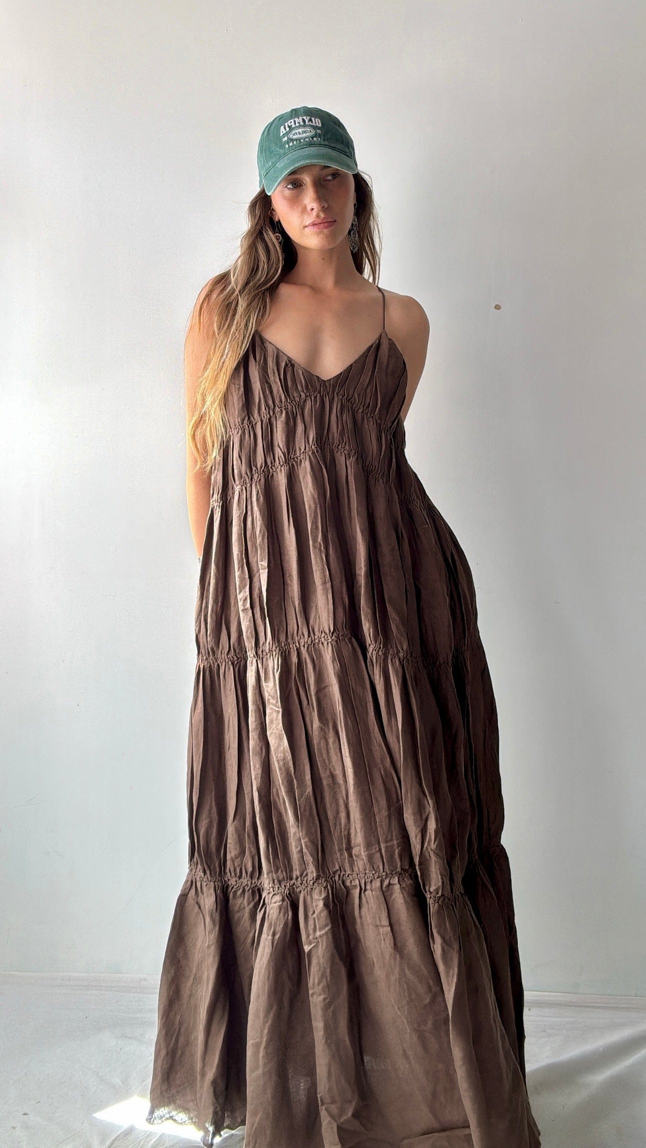 Massimo Dutti Dress Massimo Dutti Maxi Dress Choc
