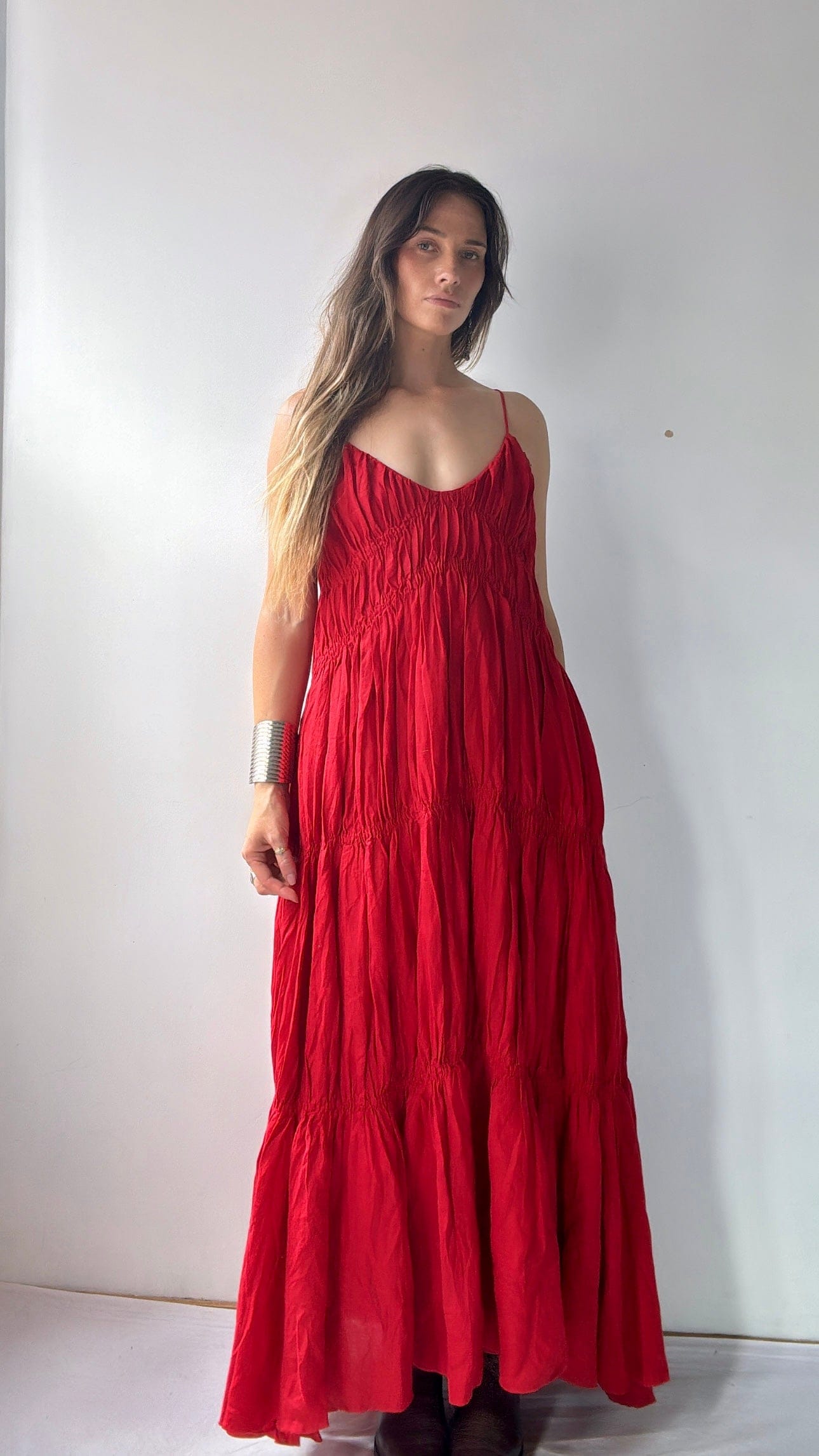 Massimo Dutti Dress Massimo Dutti Maxi Dress Red