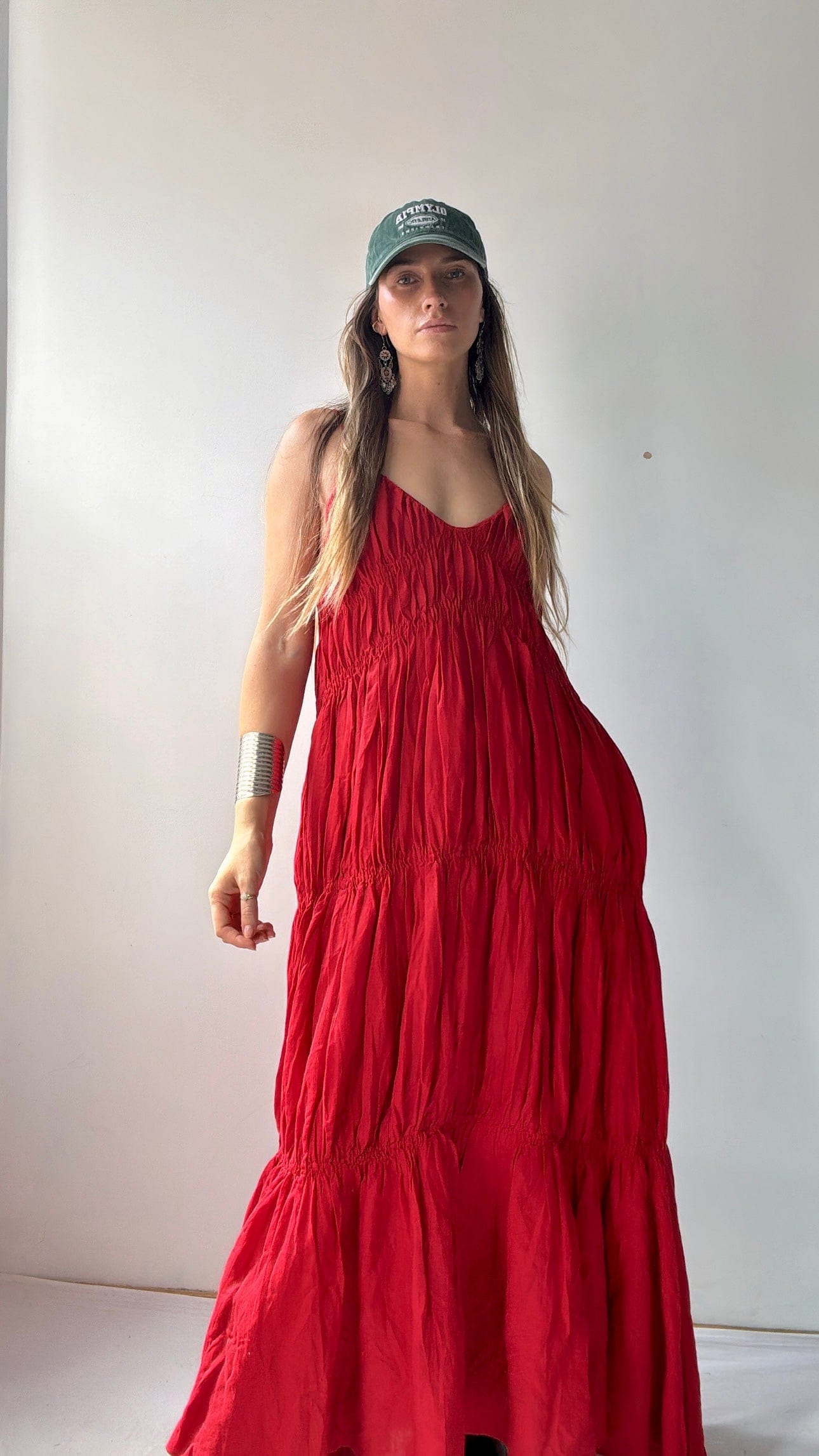 Massimo Dutti Dress Massimo Dutti Maxi Dress Red